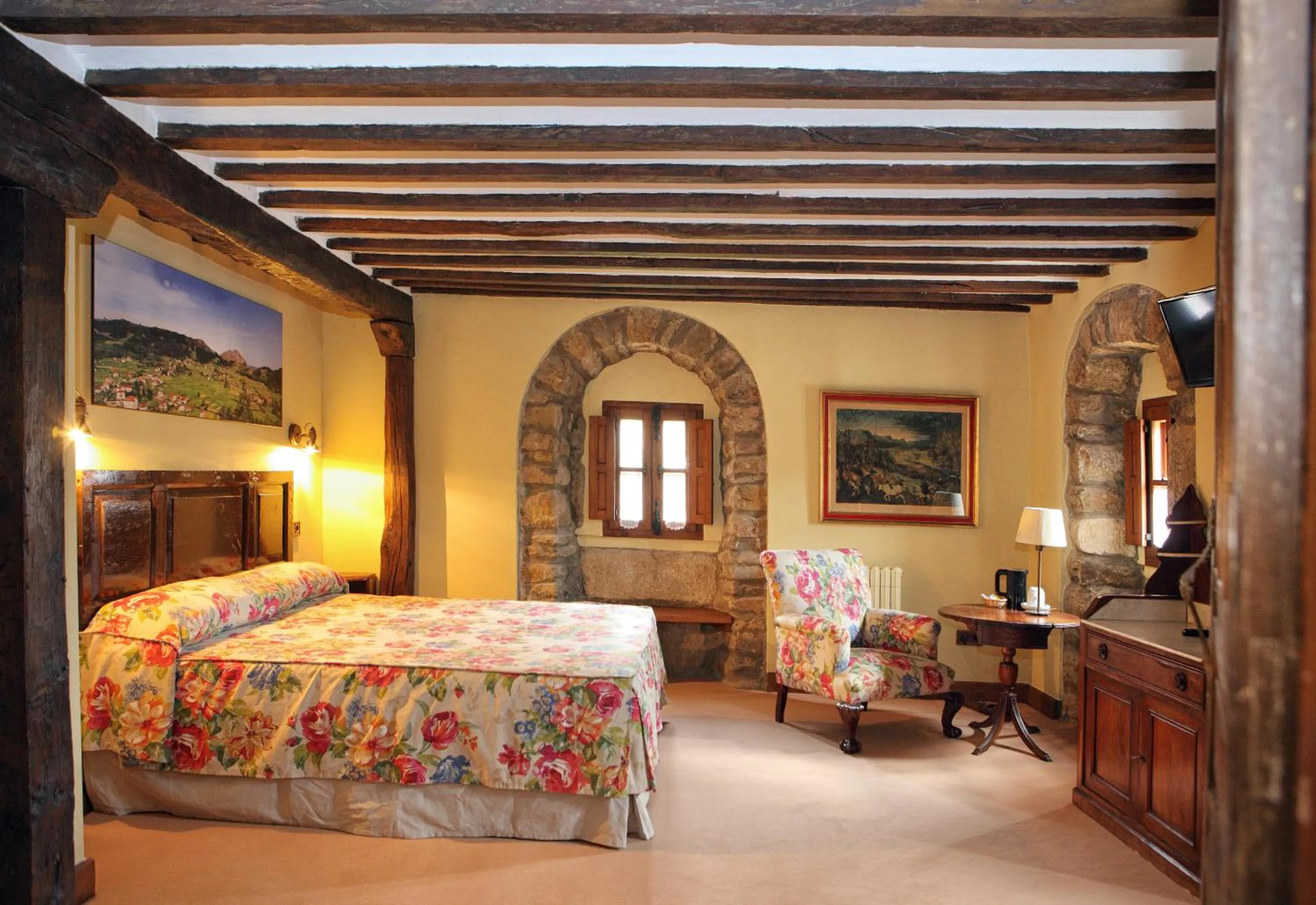 Bedroom, Bed in Posada La Torre de La Quintana