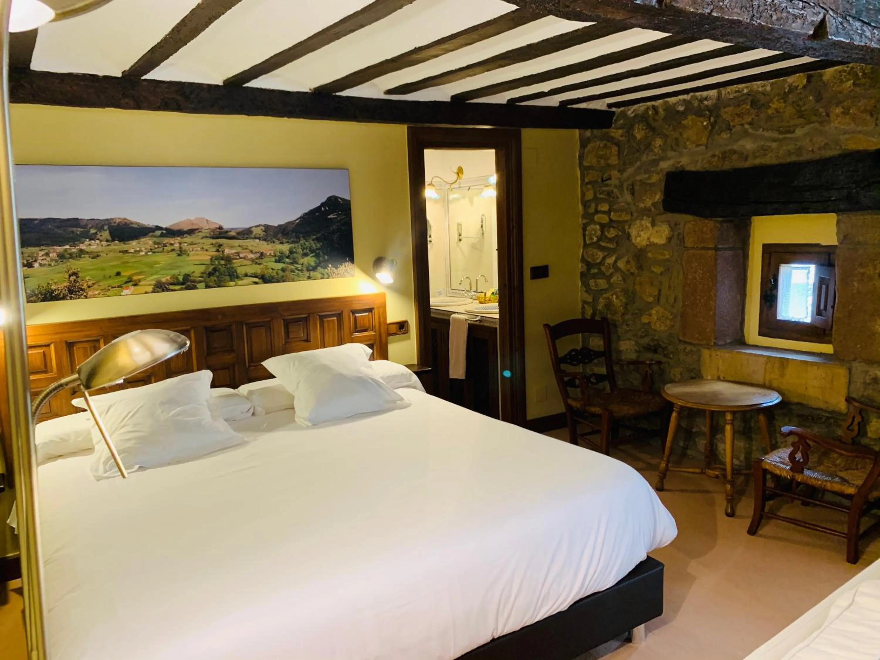 Bed in Posada La Torre de La Quintana