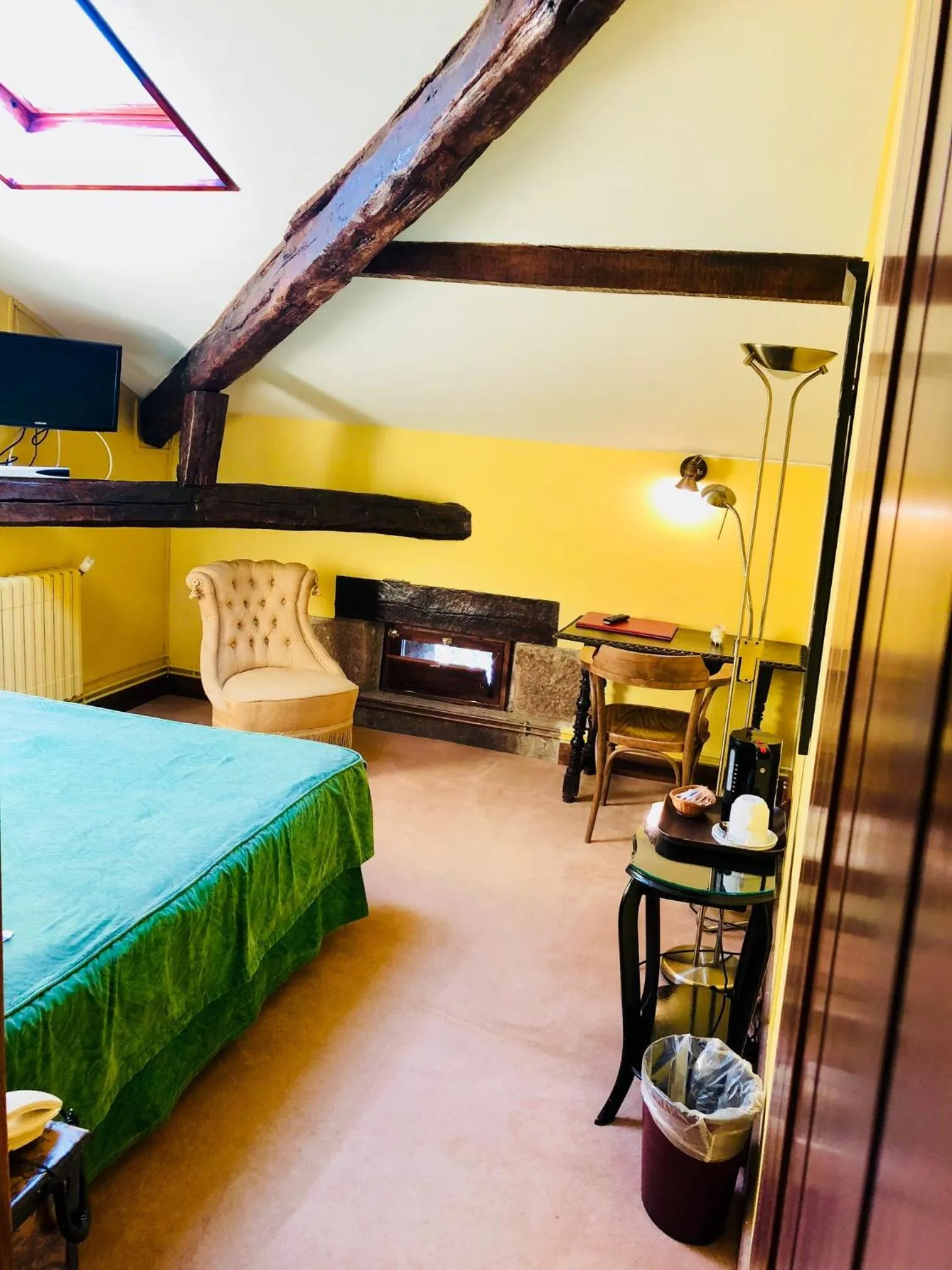 Bed in Posada La Torre de La Quintana