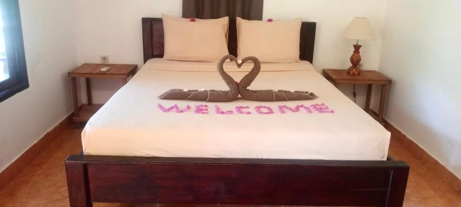 Bed in Puring Bungalows