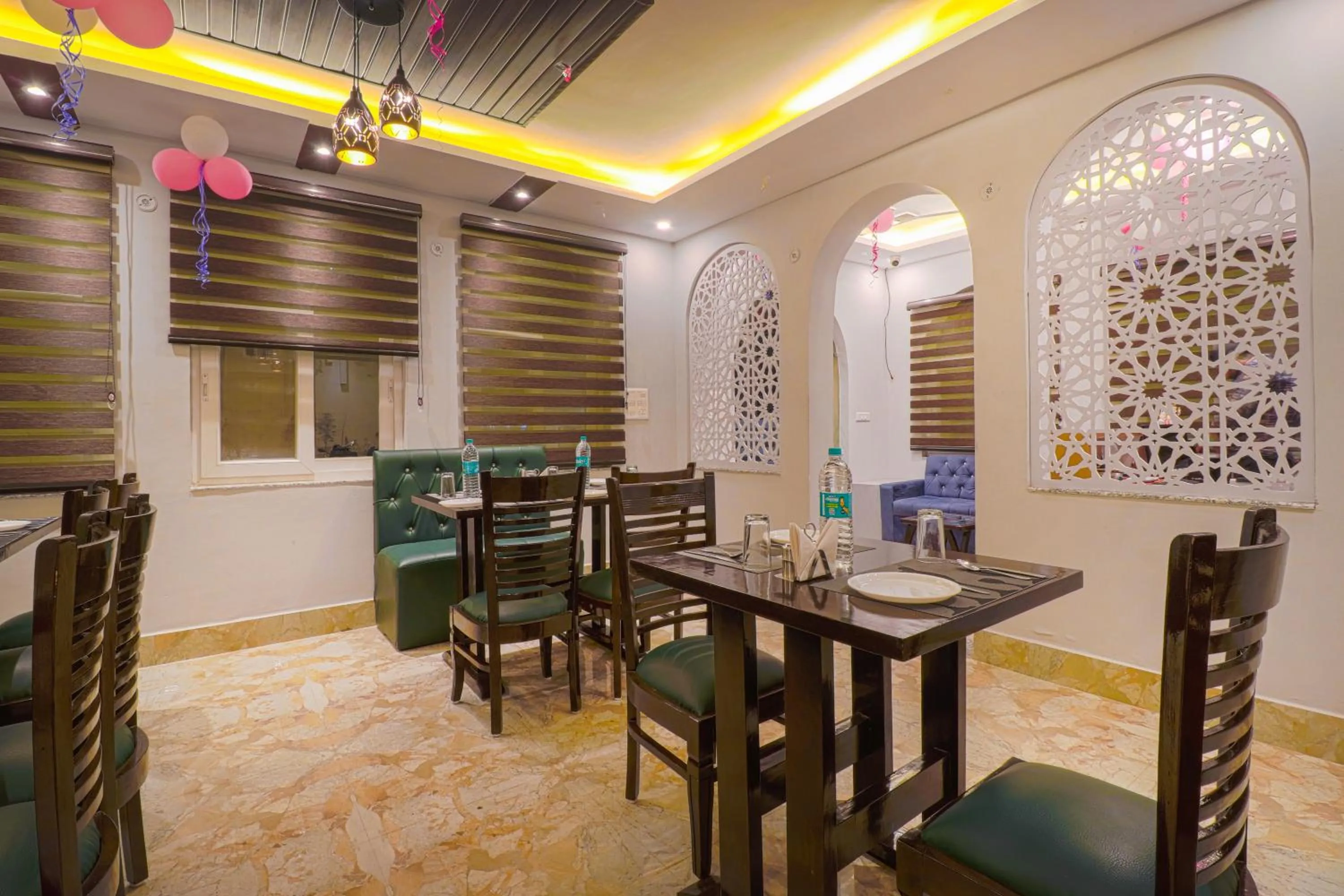 Dining area in Shanti Vilaas
