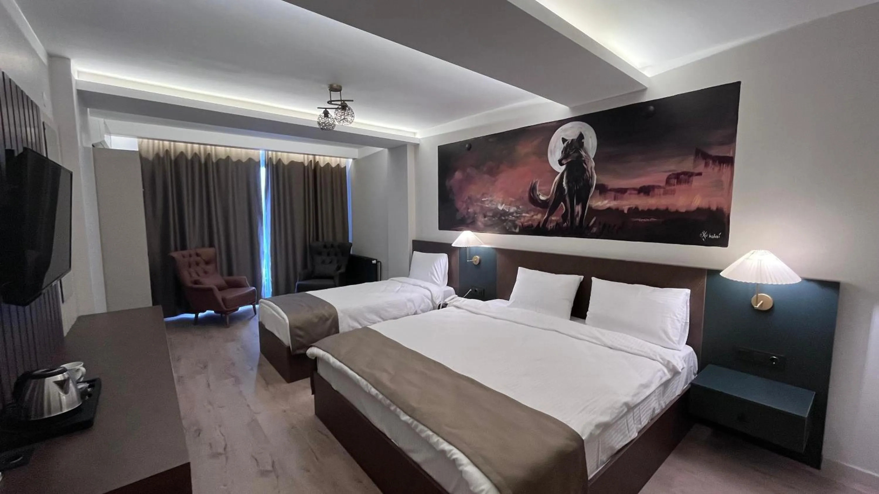 Bed in SAR-PER Hotel