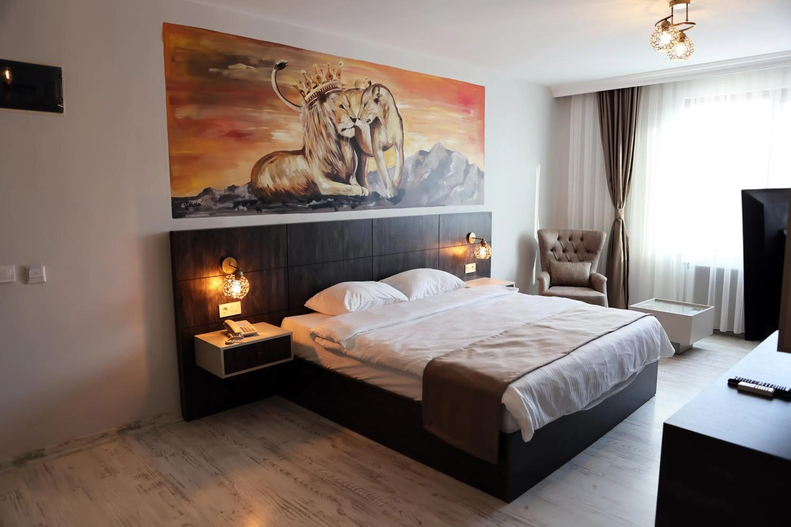 Bed in SAR-PER Hotel