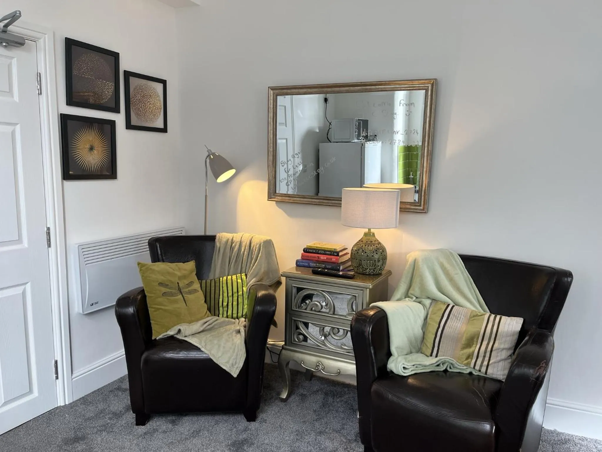Living room in Modern 1 bed studios for comfy stay in Preston