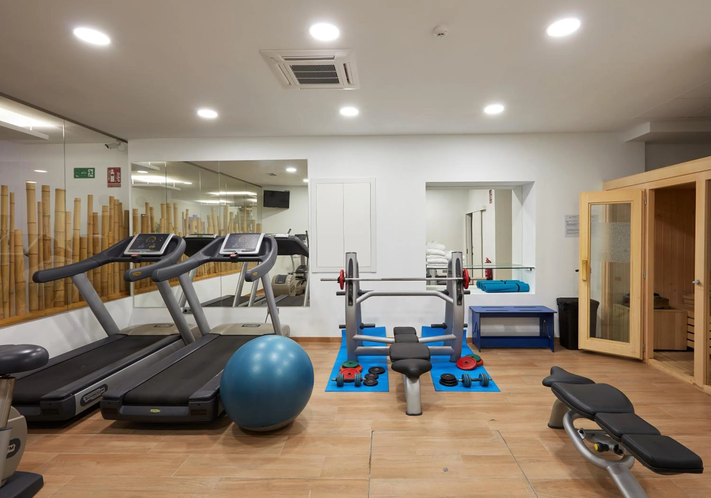 Fitness centre/facilities in Flamingo Beach Resort - Adults Recommended
