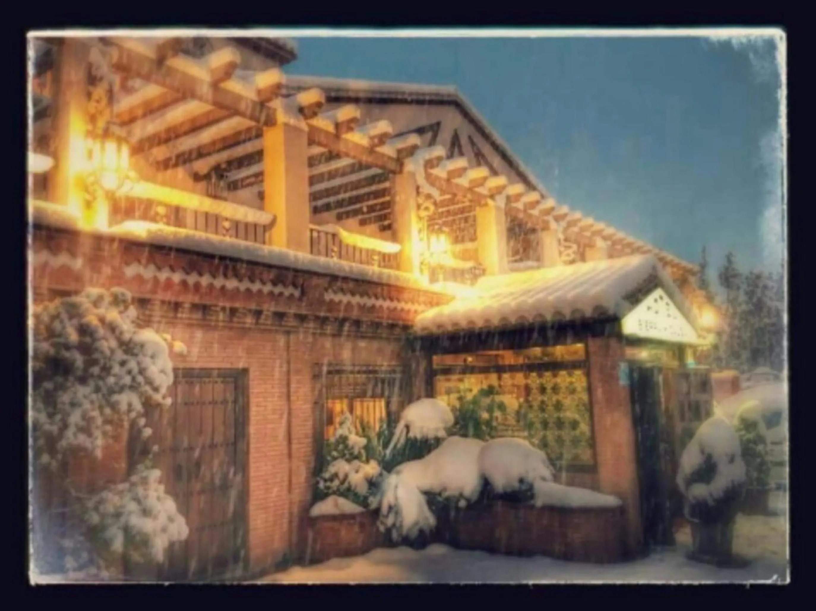 Facade/entrance in Hotel Sierra Hidalga