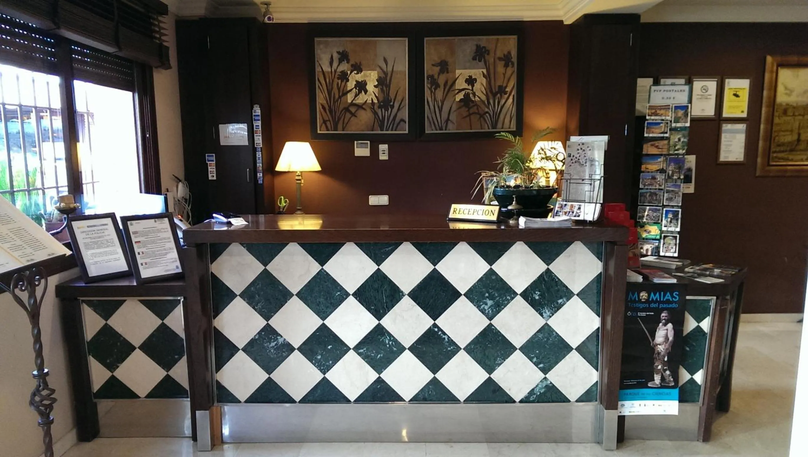 Lobby or reception in Hotel Sierra Hidalga