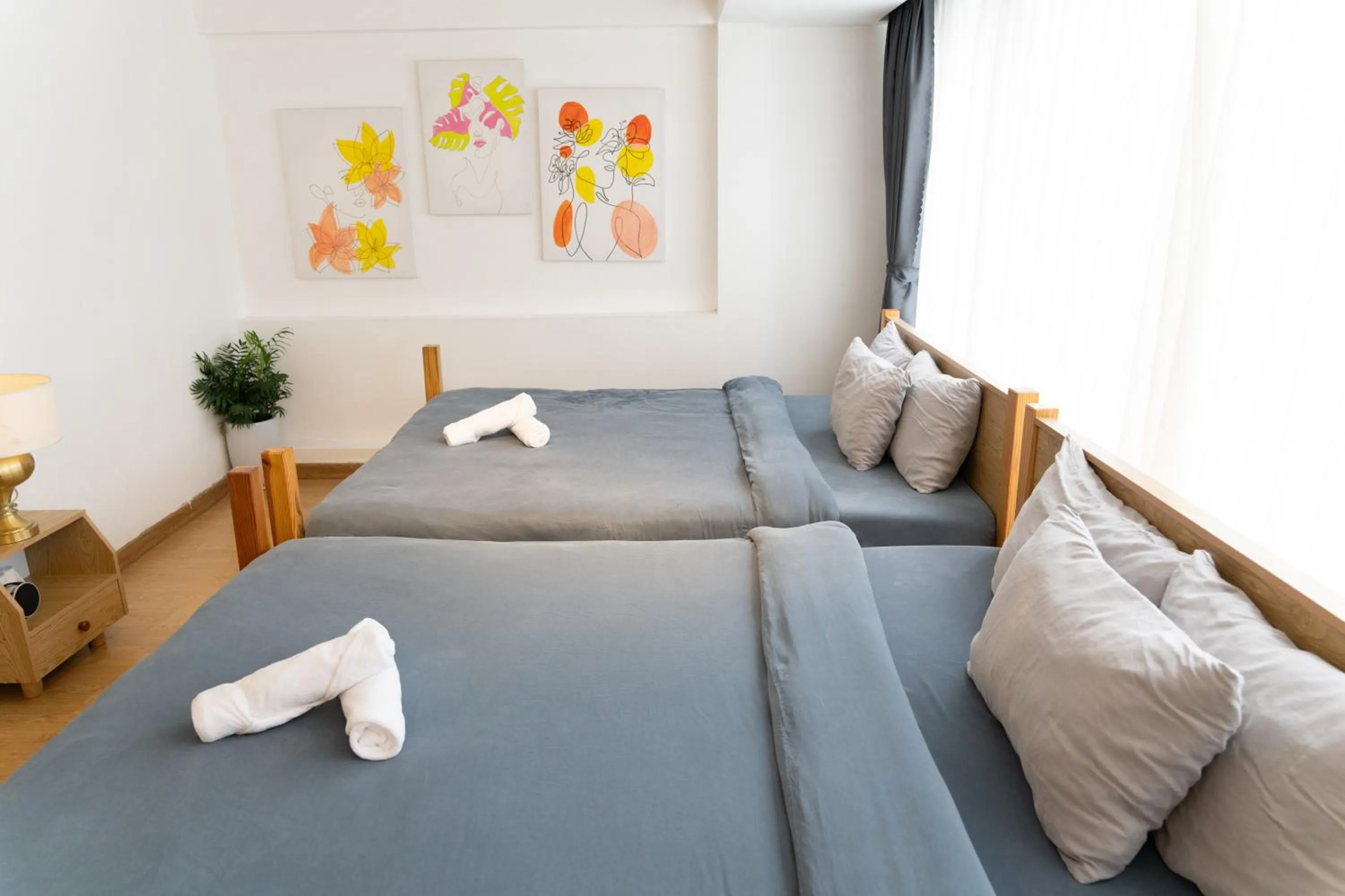 Bed in AMIGO Luxury Palace- Cạnh Chợ Đêm Đà Lạt