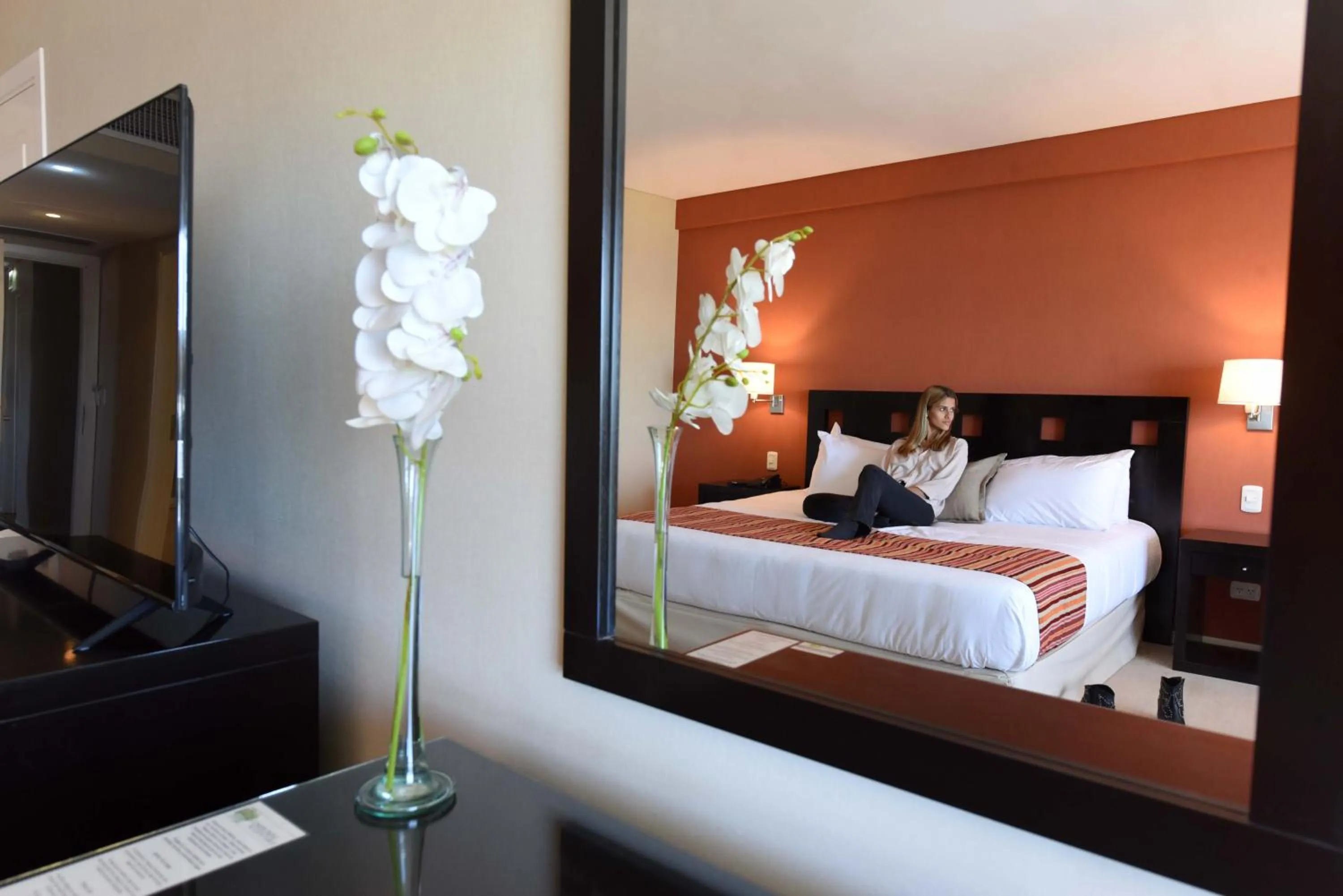 Bed in Camberland Resort & Spa Ramallo