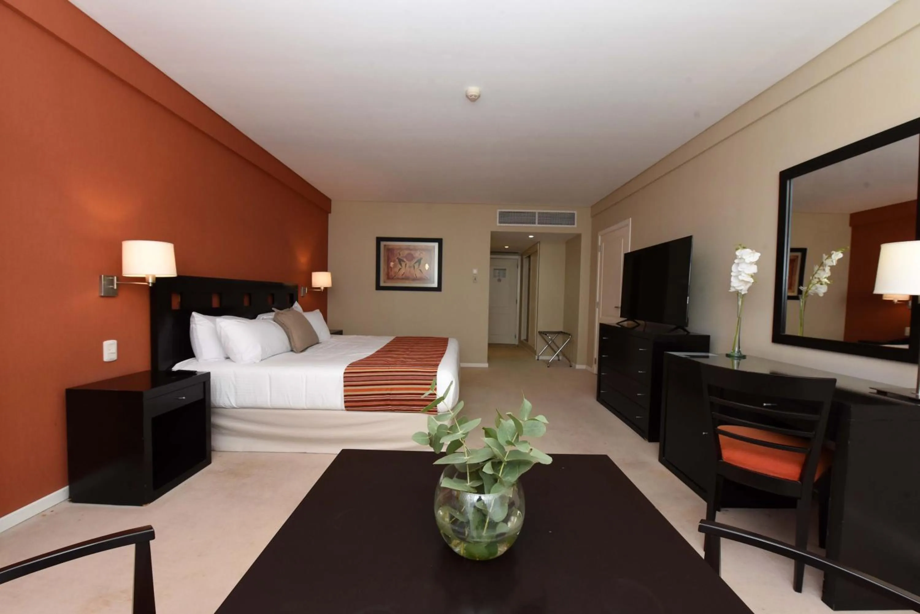 Bed in Camberland Resort & Spa Ramallo