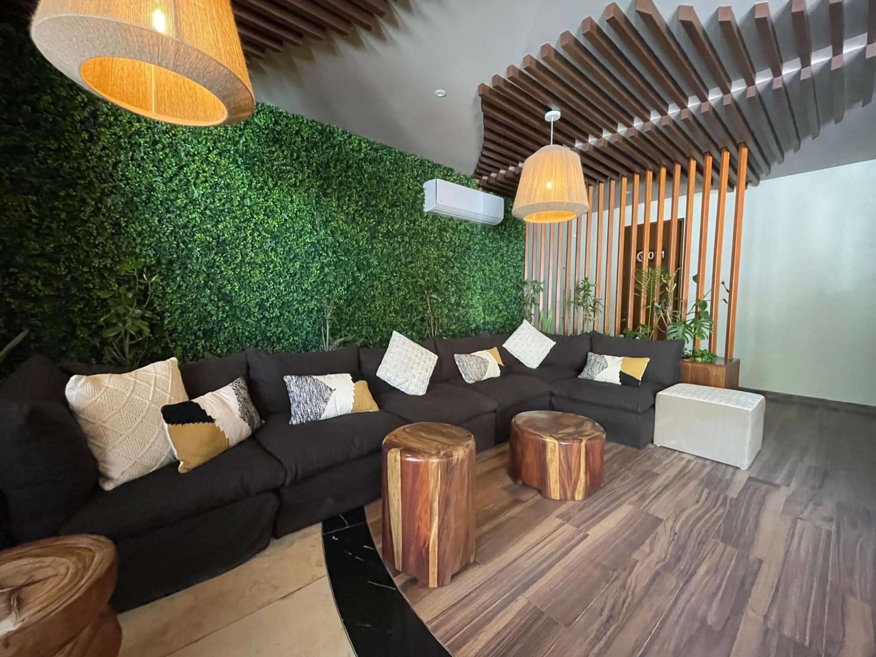 Lobby or reception in Luxurious Studio in Menesse Tulum Pool Gym Cinema By Yeah