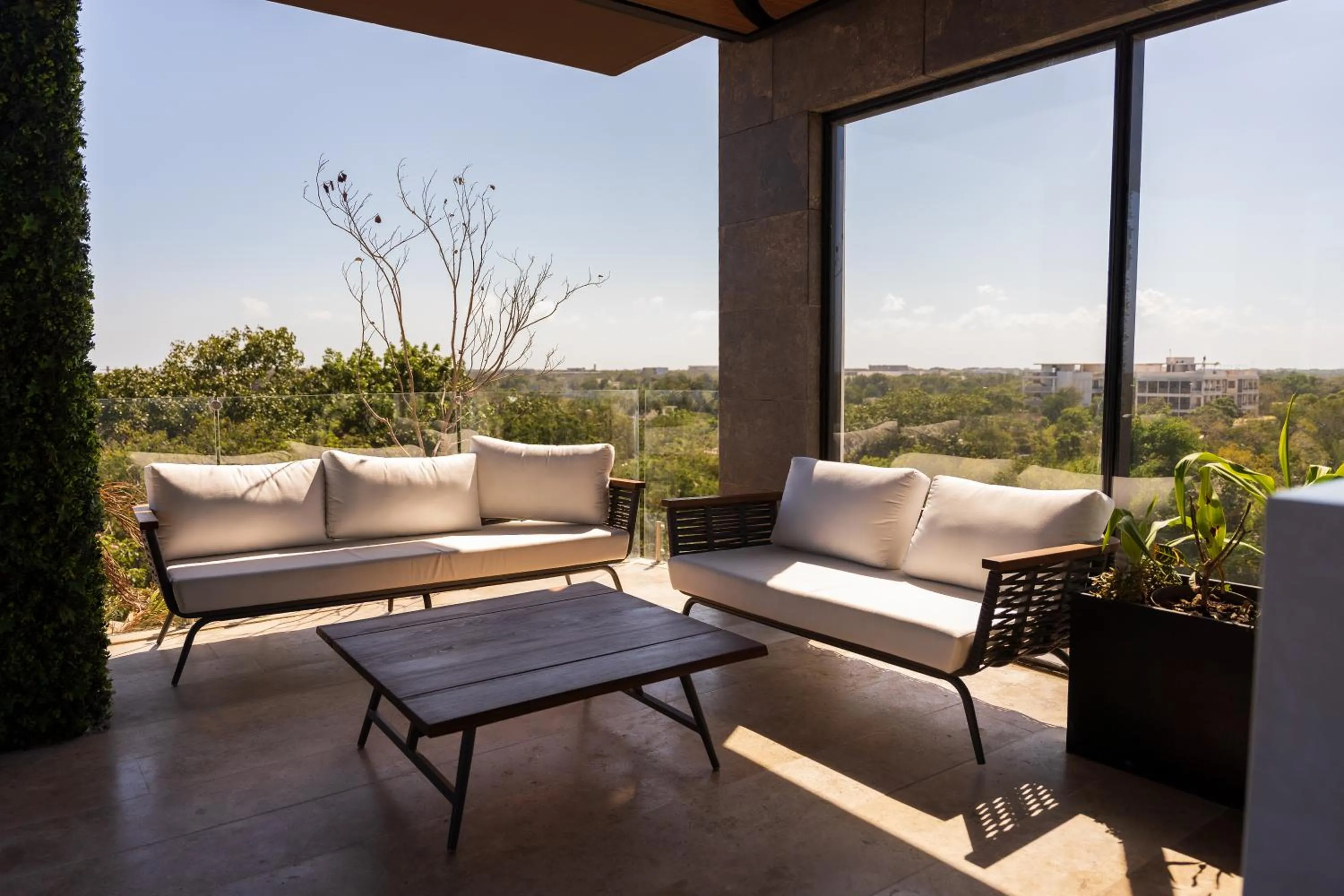 View (from property/room) in Luxurious Studio in Menesse Tulum Pool Gym Cinema By Yeah