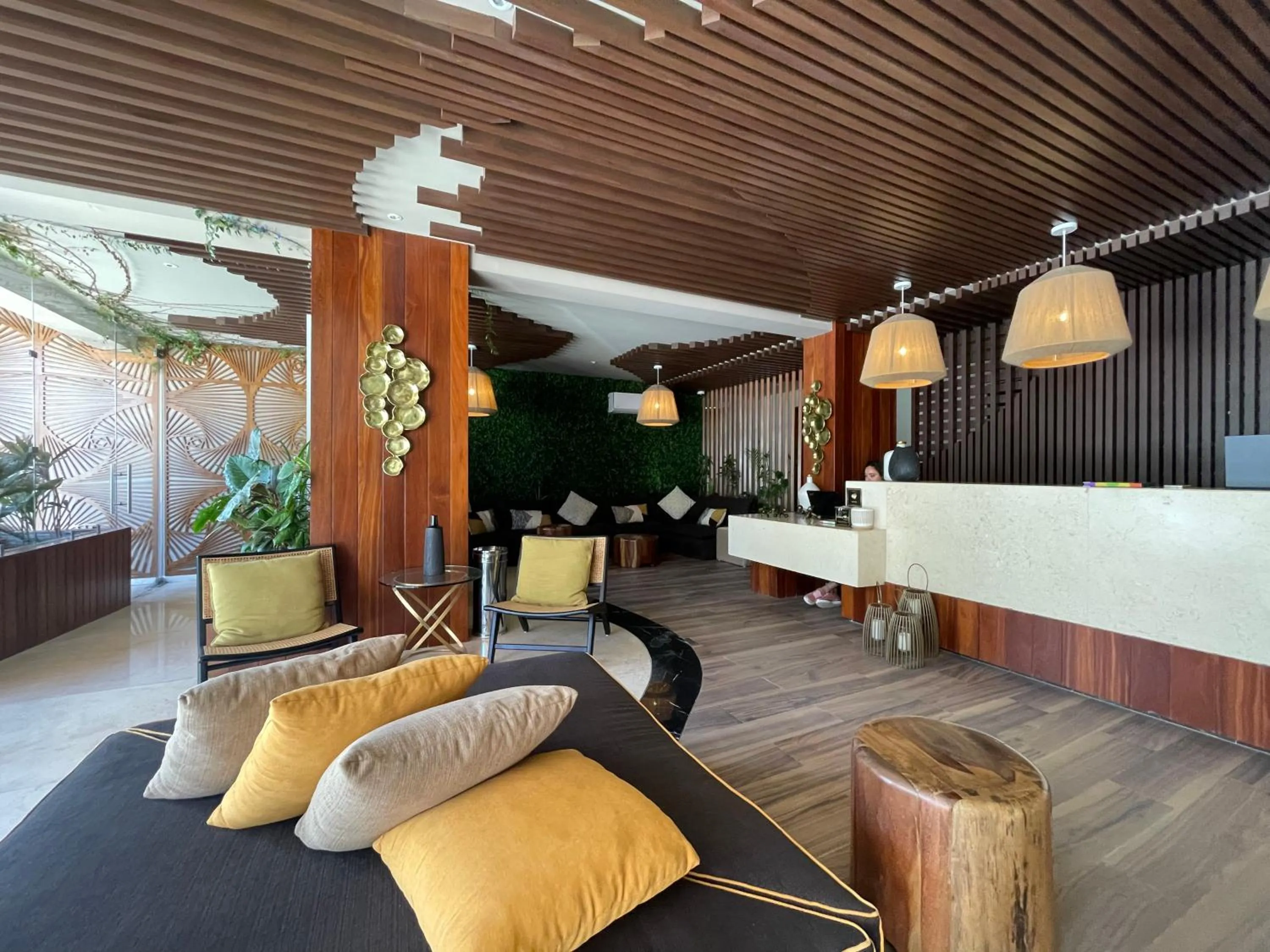 Lobby or reception in Luxurious Studio in Menesse Tulum Pool Gym Cinema By Yeah