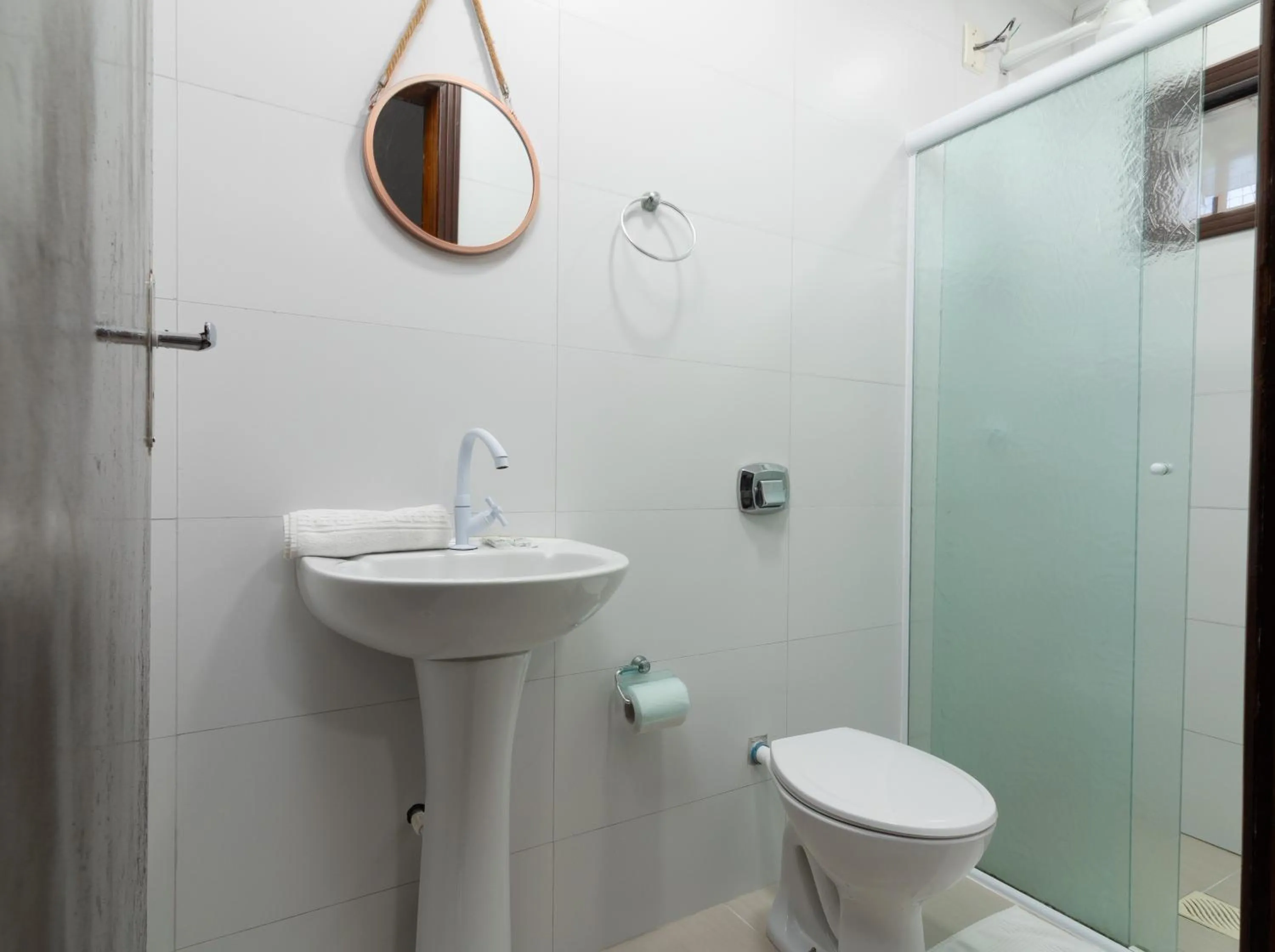 Shower in Suítes 91