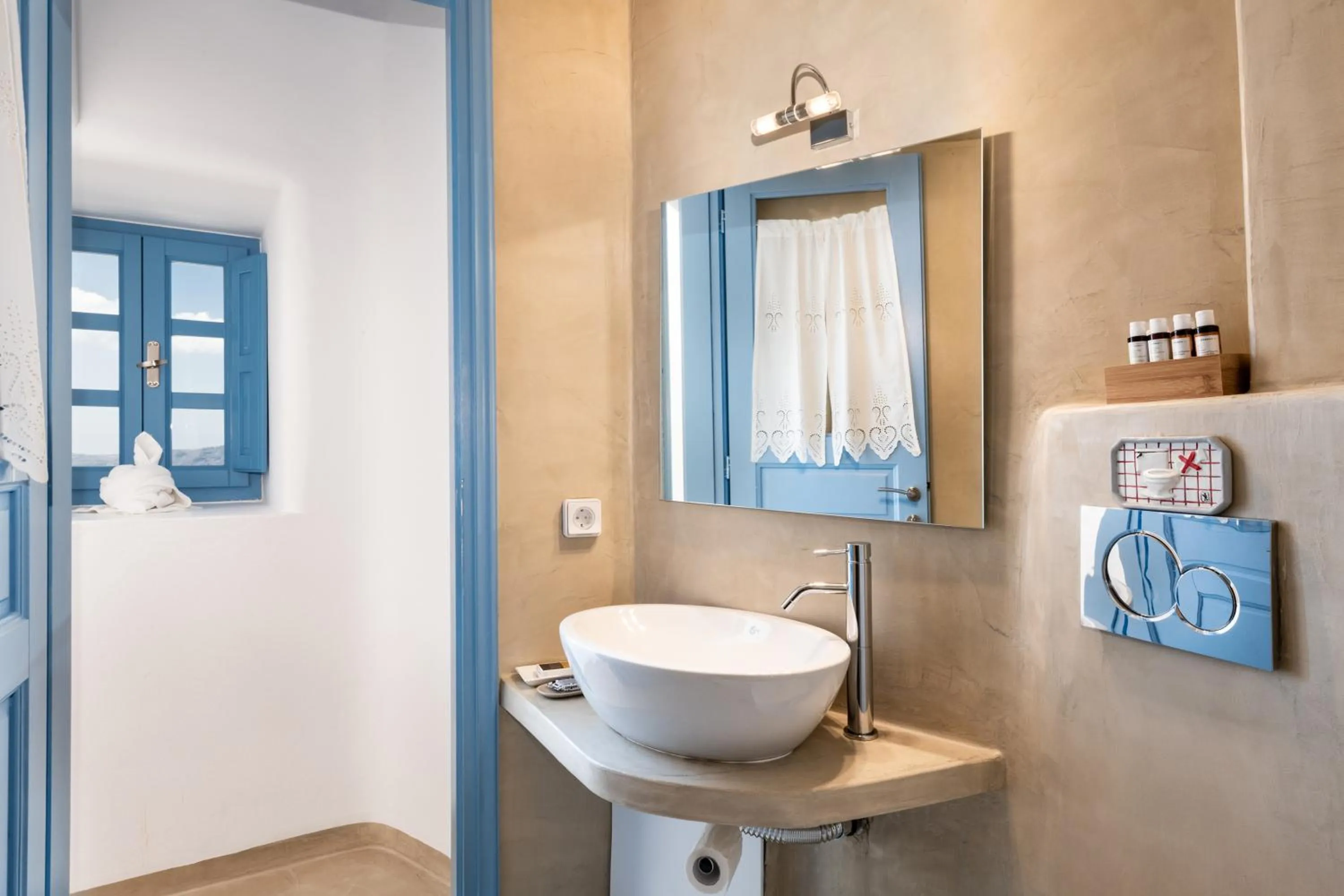 Bathroom in Pantelia Suites