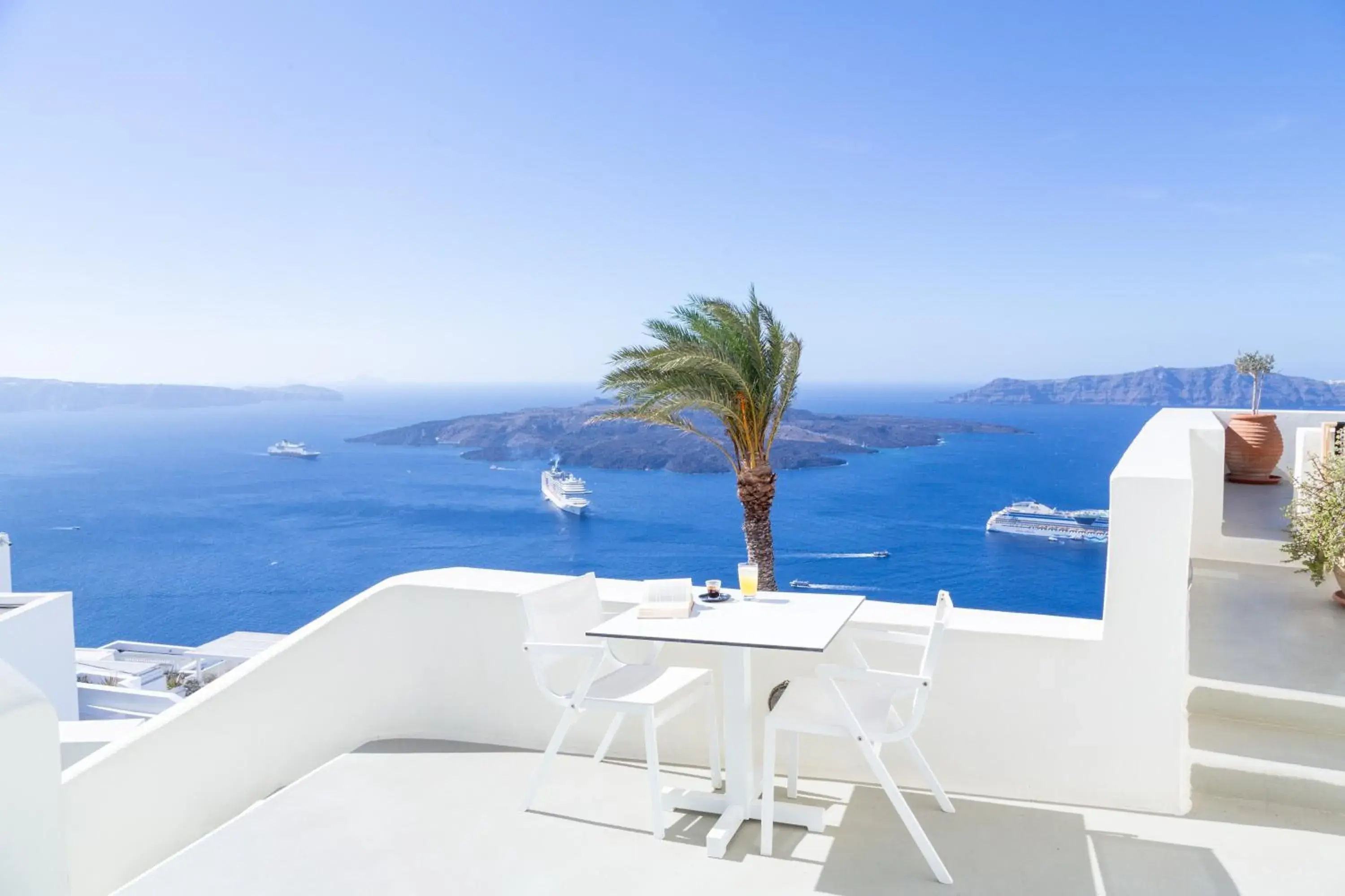 Superior Double Room with Caldera View in Pantelia Suites Superior Double Room with Caldera View in Pantelia Suites