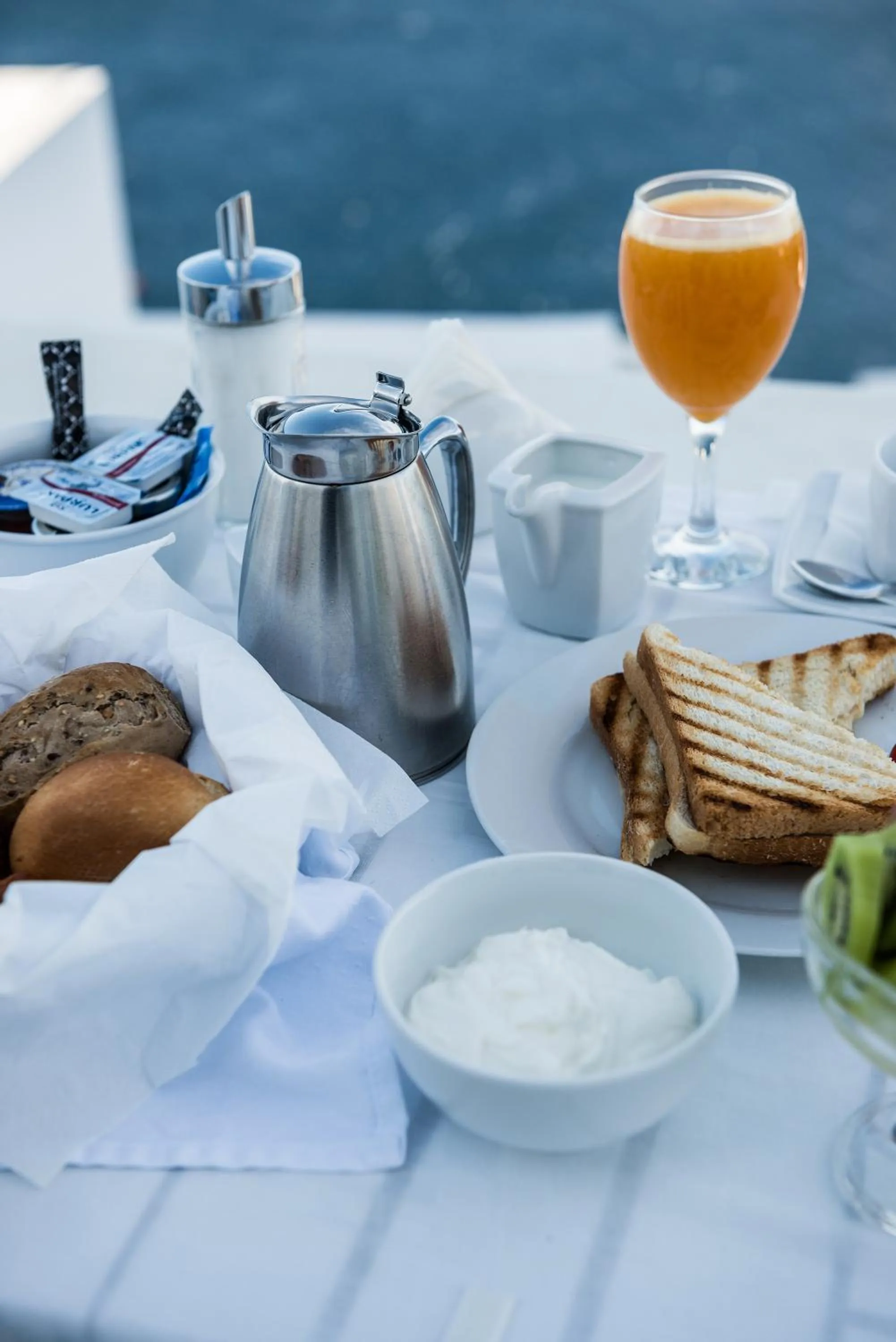 Continental breakfast in Pantelia Suites