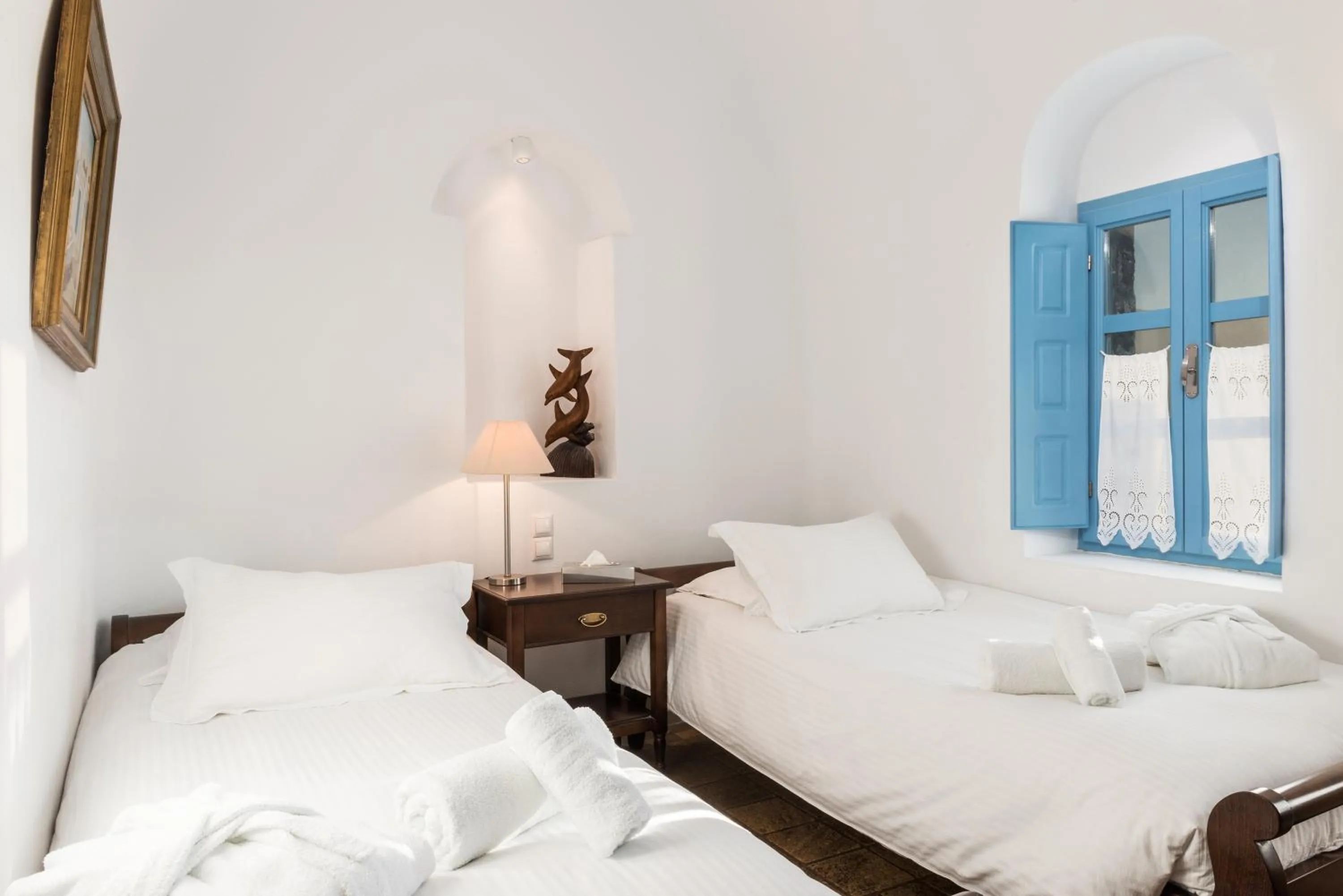 Bedroom, Bed in Pantelia Suites