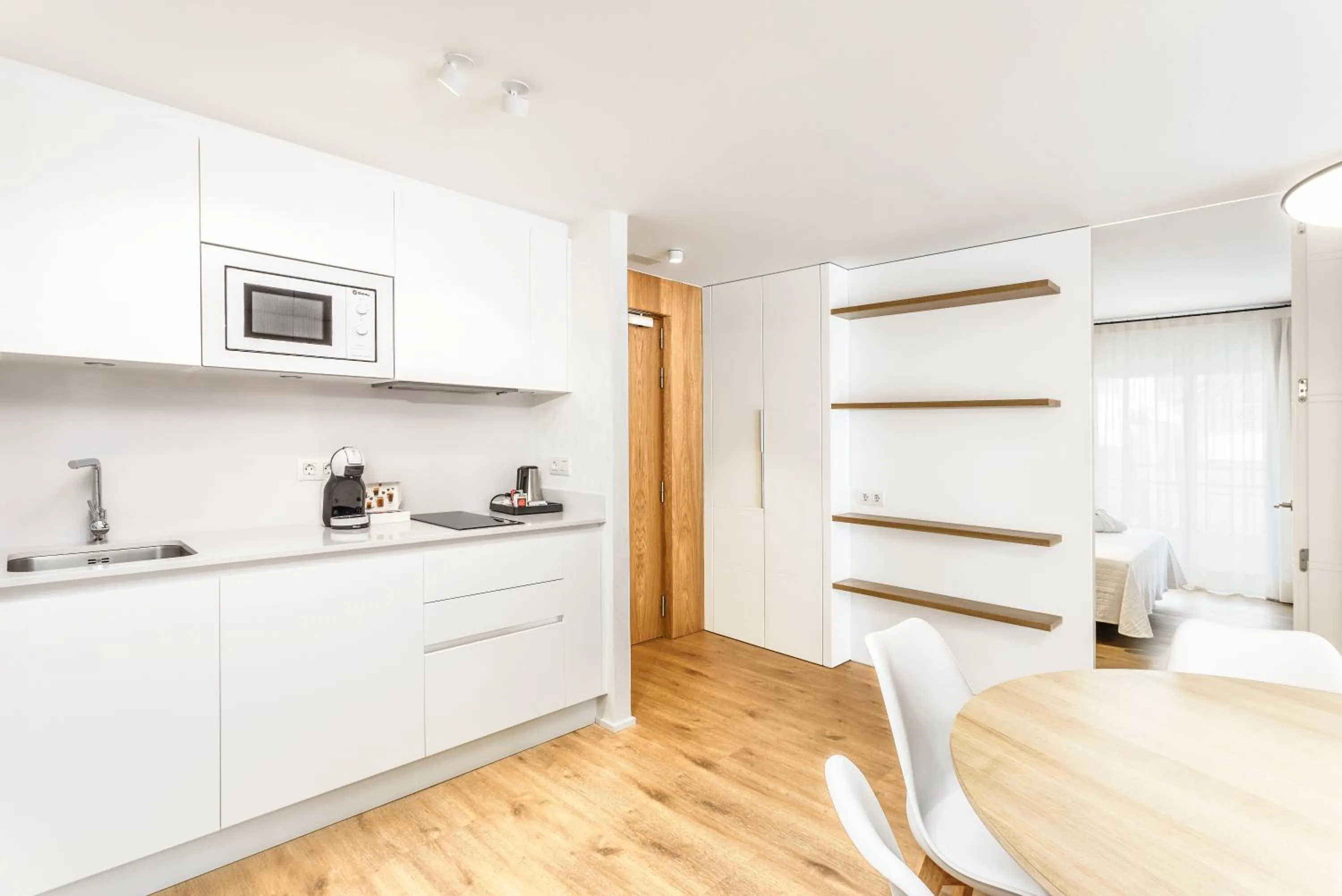 Kitchen or kitchenette in Hotel Anabel