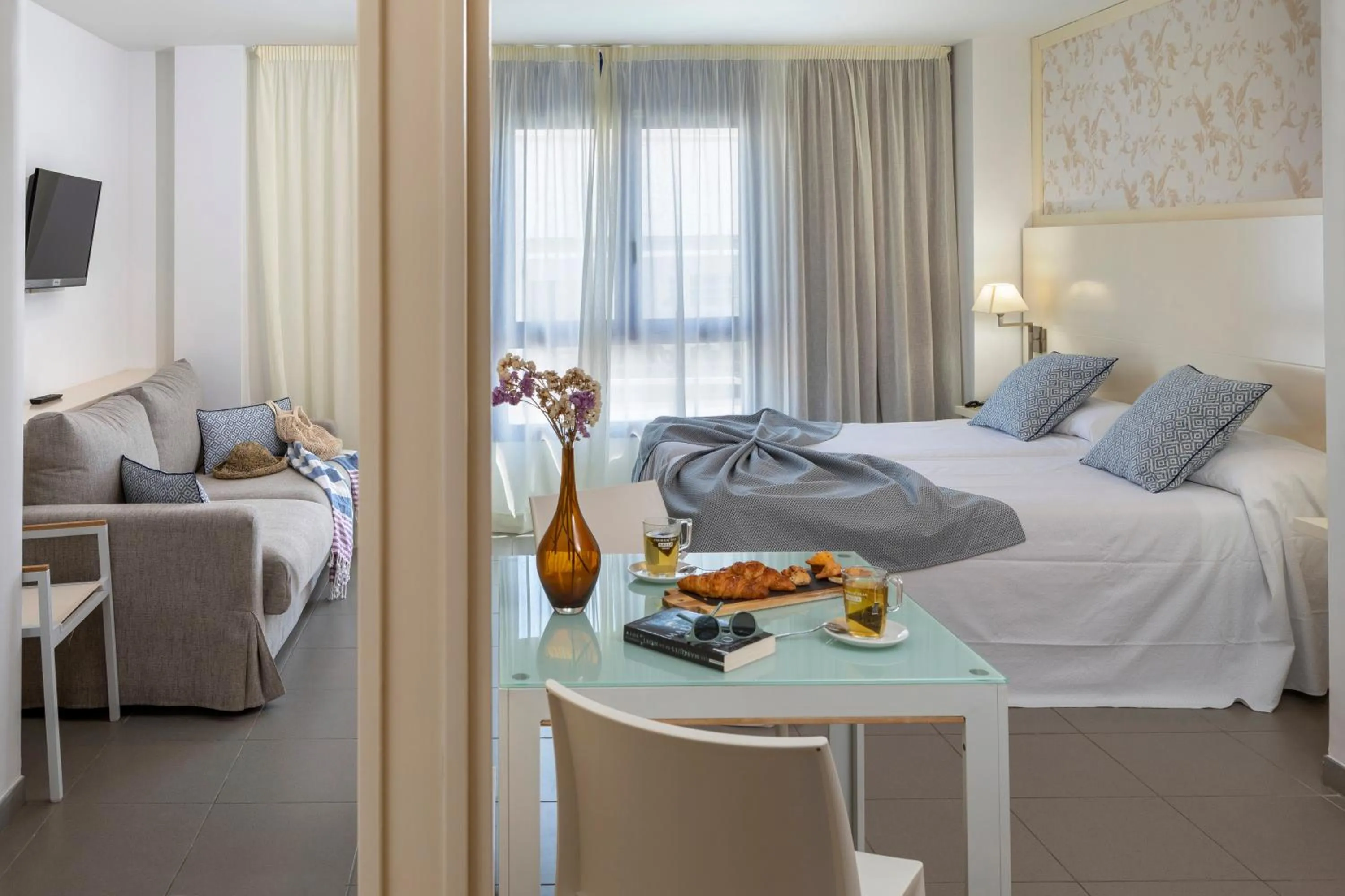 Bed in Hotel Spa Cap de Creus