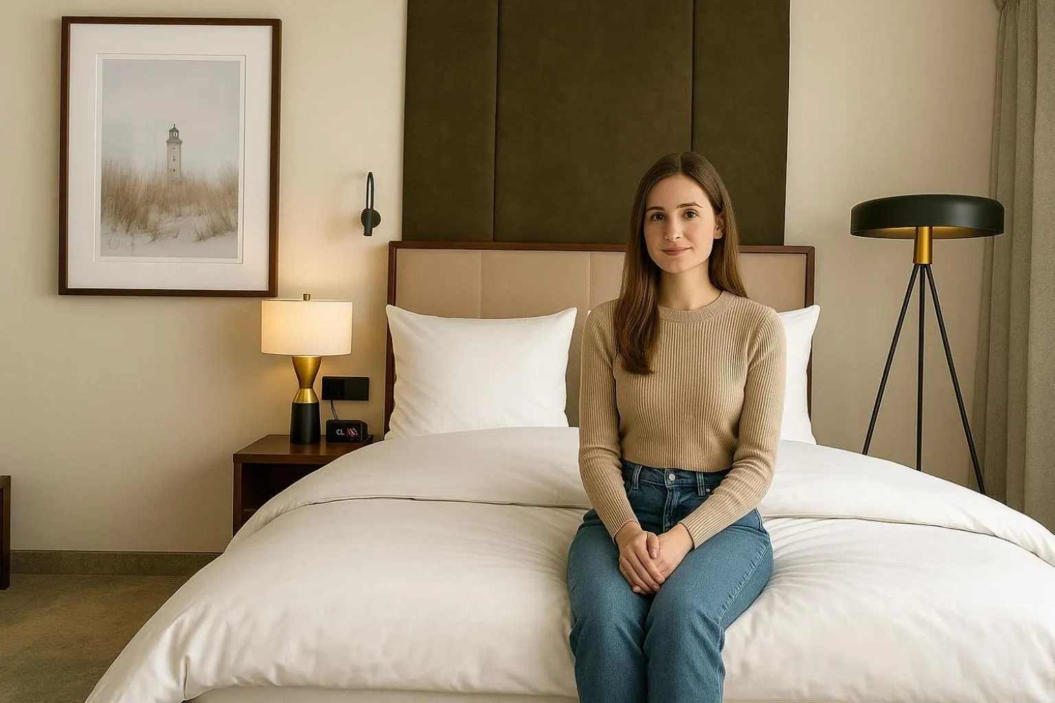 Bed in The BOGUSZ Wladyslawowo