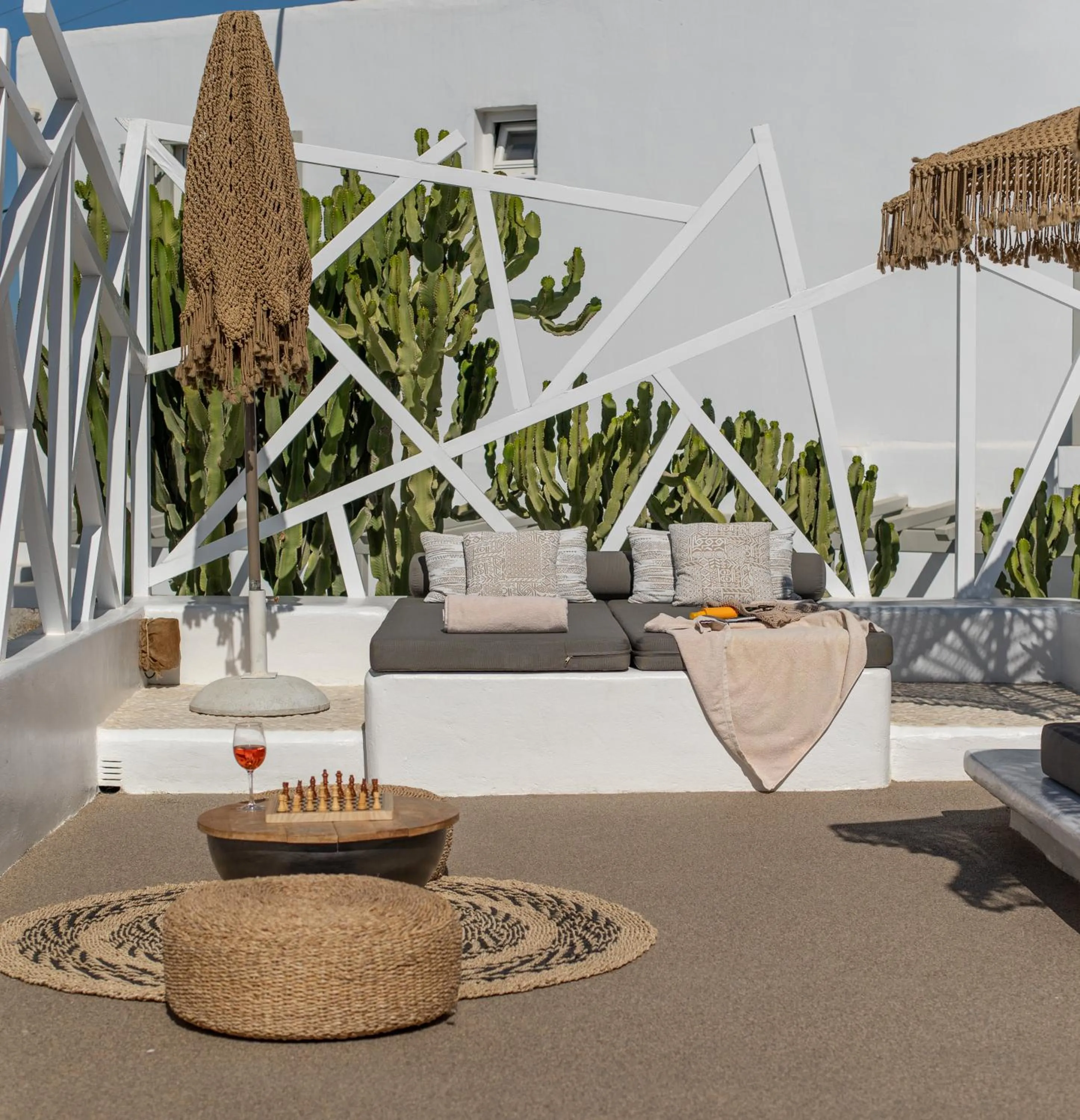 Balcony/Terrace in Damianos Mykonos Hotel