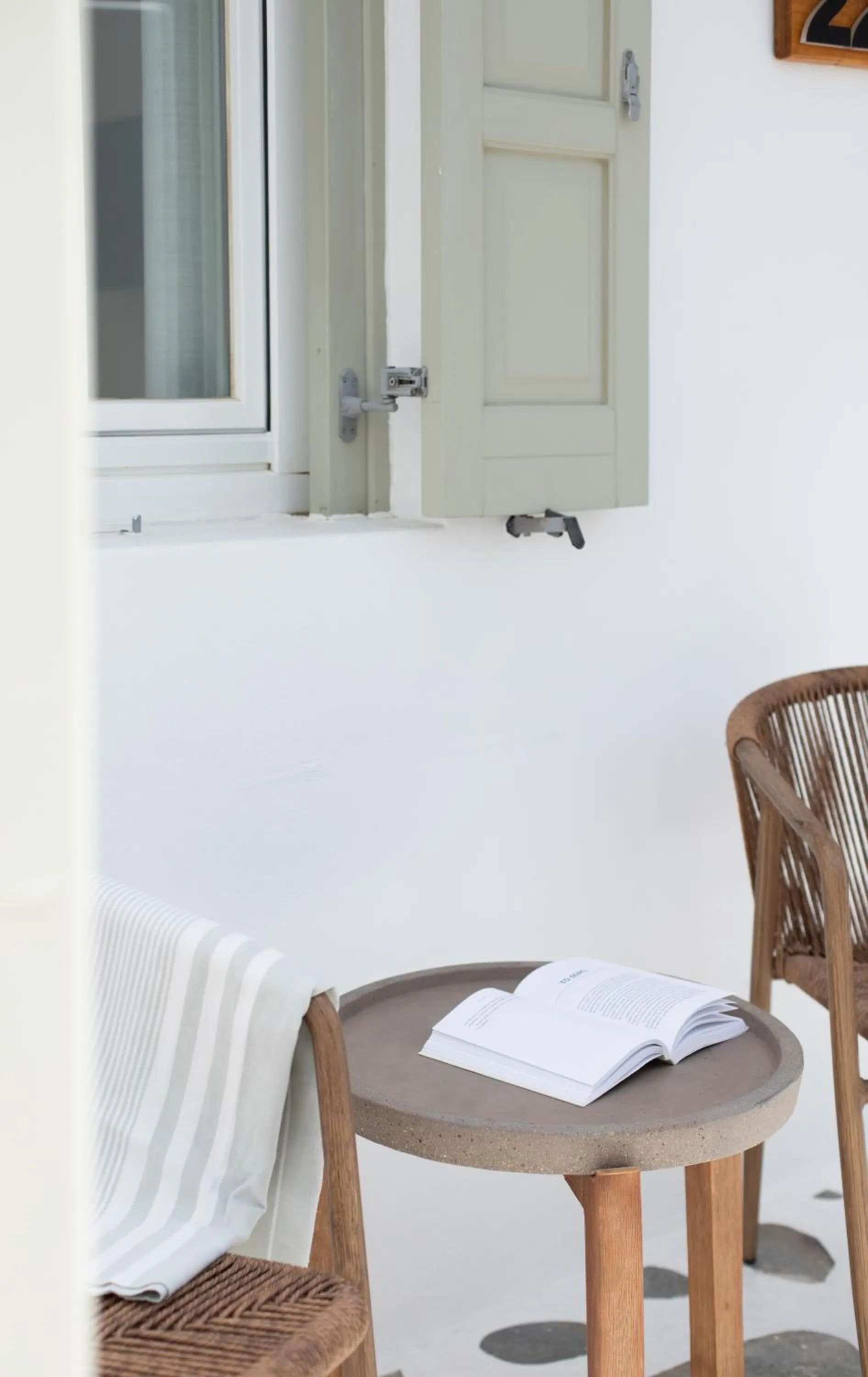 Balcony/Terrace in Damianos Mykonos Hotel