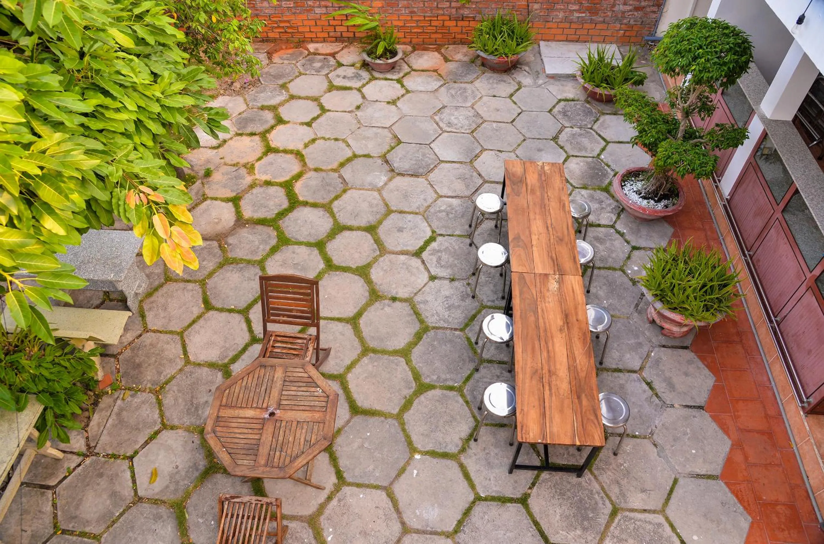 Patio in An Vinh Analog House - LE BONHEUR