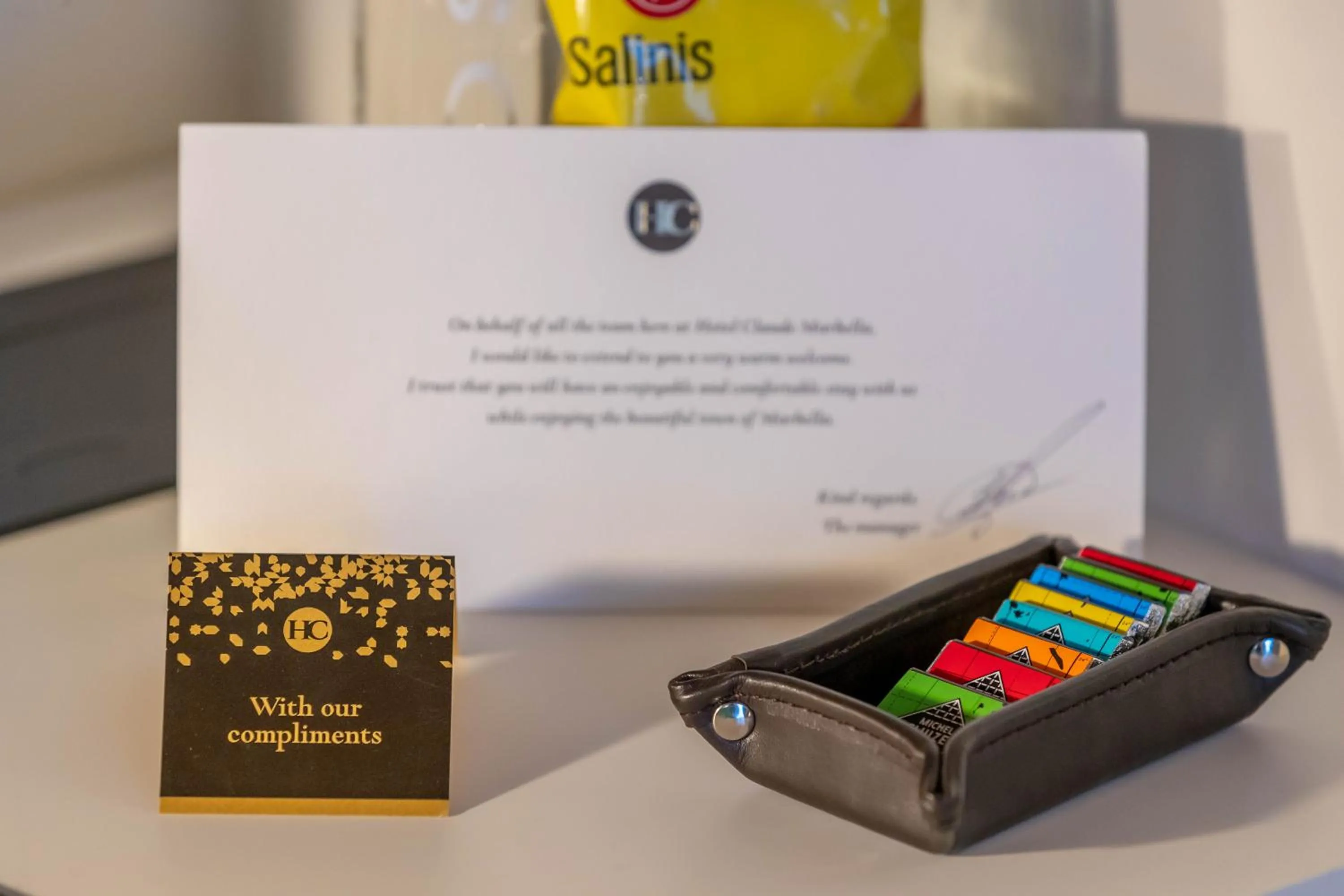 Food close-up in Hotel Claude Marbella