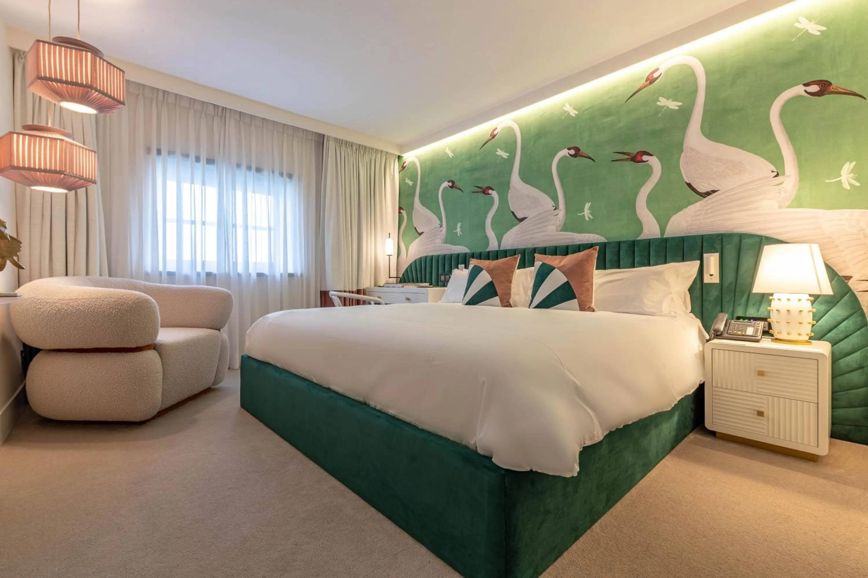 Bed in Hotel Claude Marbella