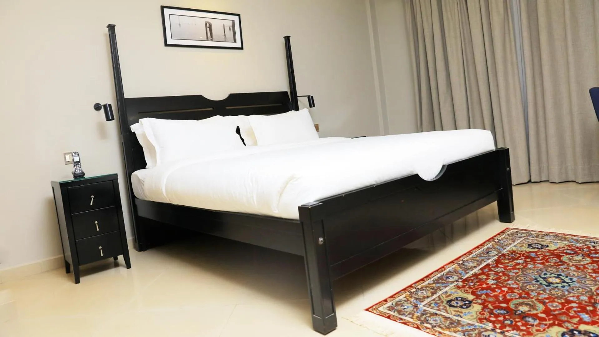 Bed in Meilin International Hotel