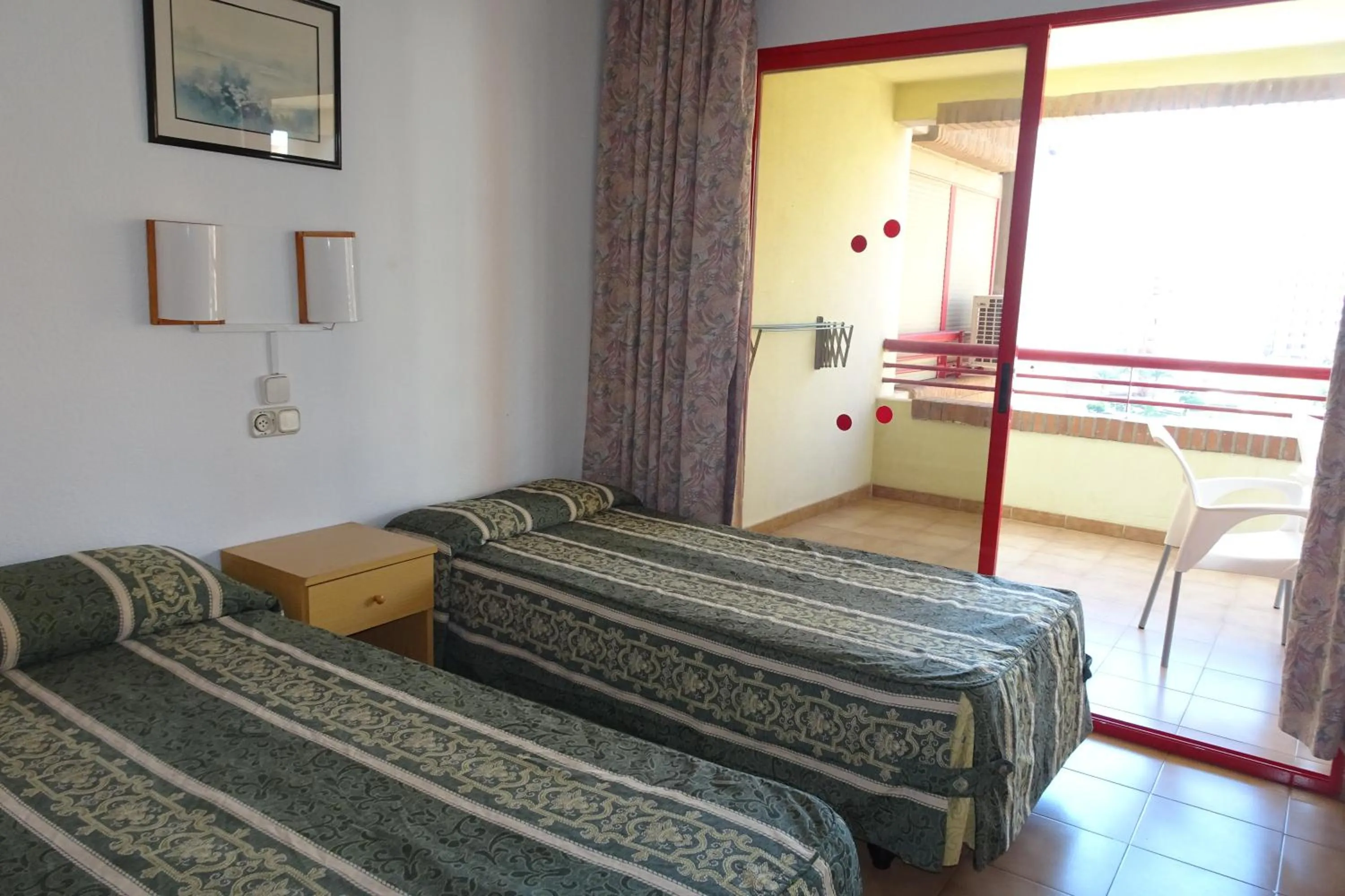 Balcony/Terrace, Bed in Evamar Apartments