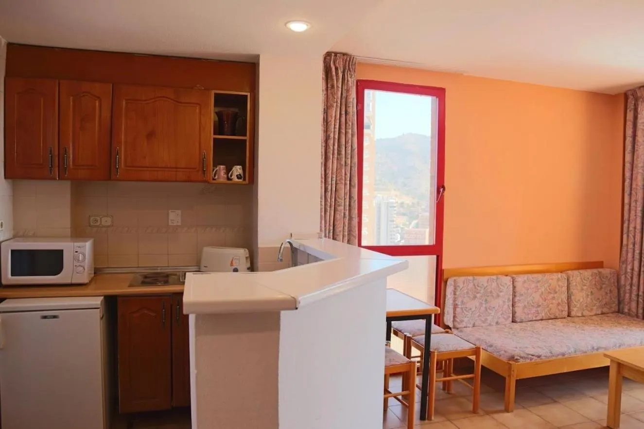 Kitchen or kitchenette in Evamar Apartments