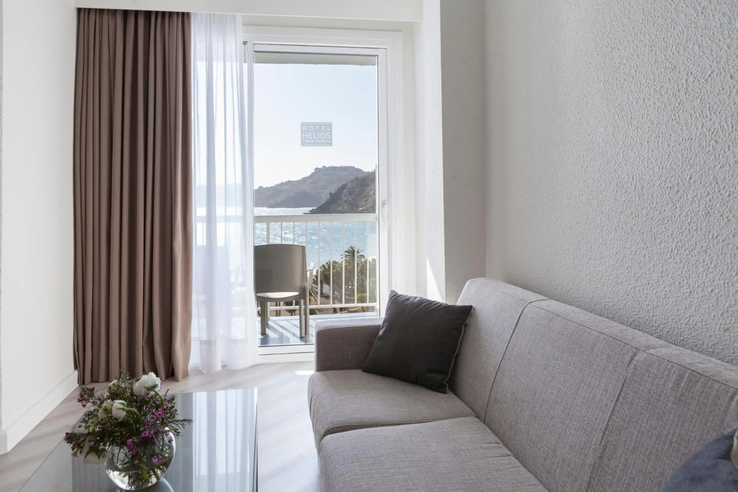 Standard Twin Room with Side Sea View in Hotel Helios Costa Tropical Standard Twin Room with Side Sea View in Hotel Helios Costa Tropical