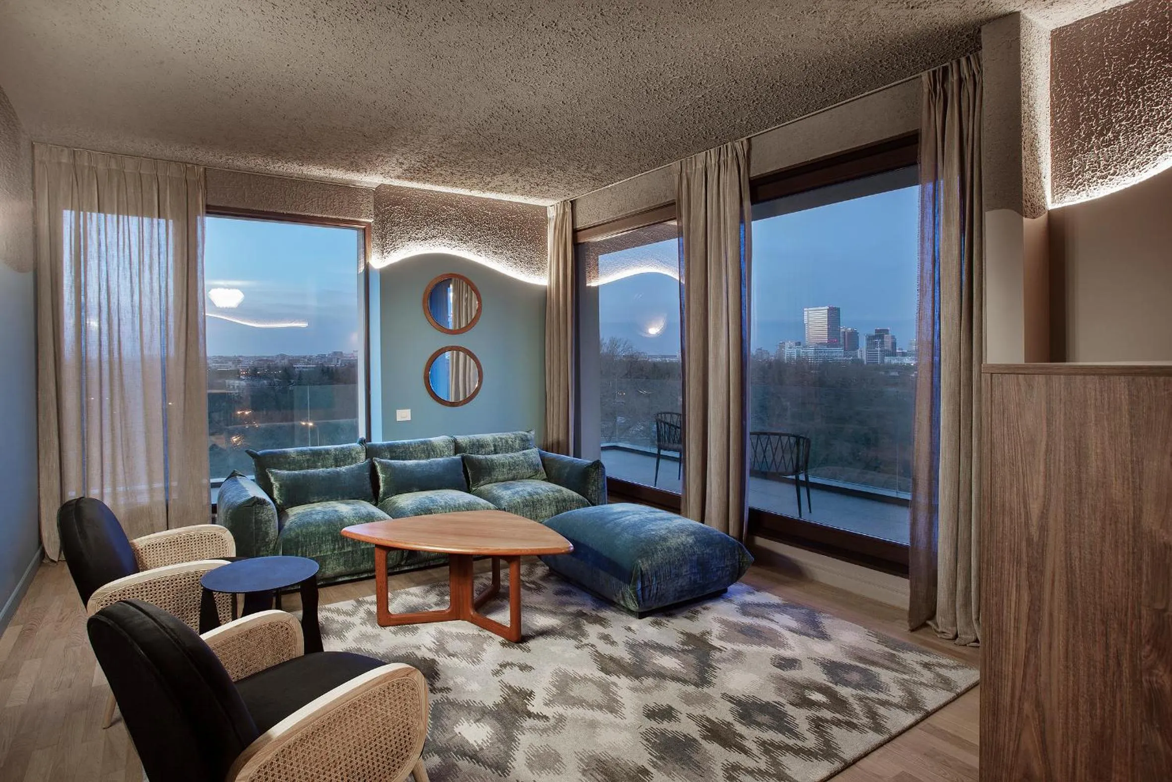 Living room in Room 12