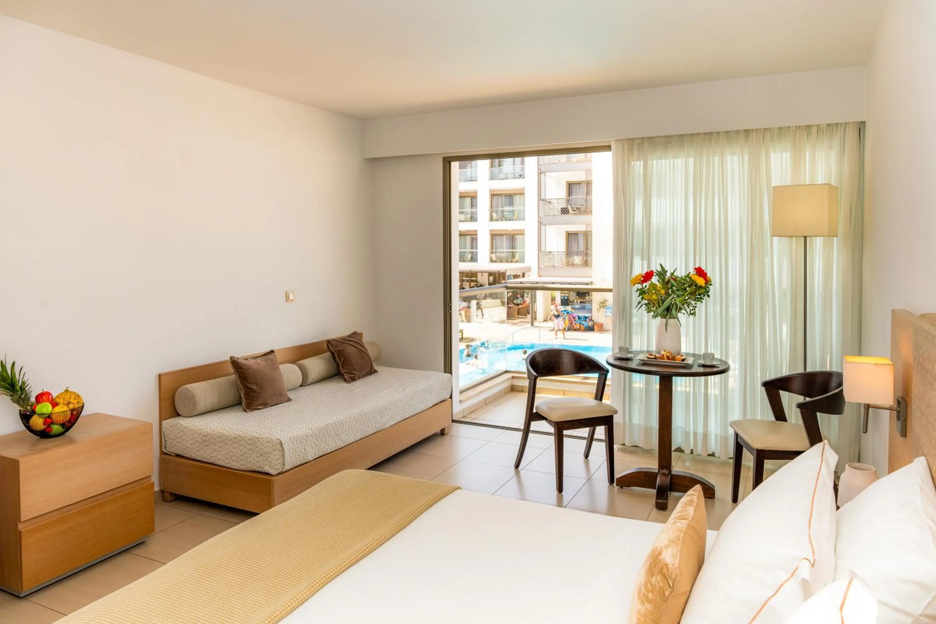 View (from property/room), Bed in Albatros Spa & Resort Hotel