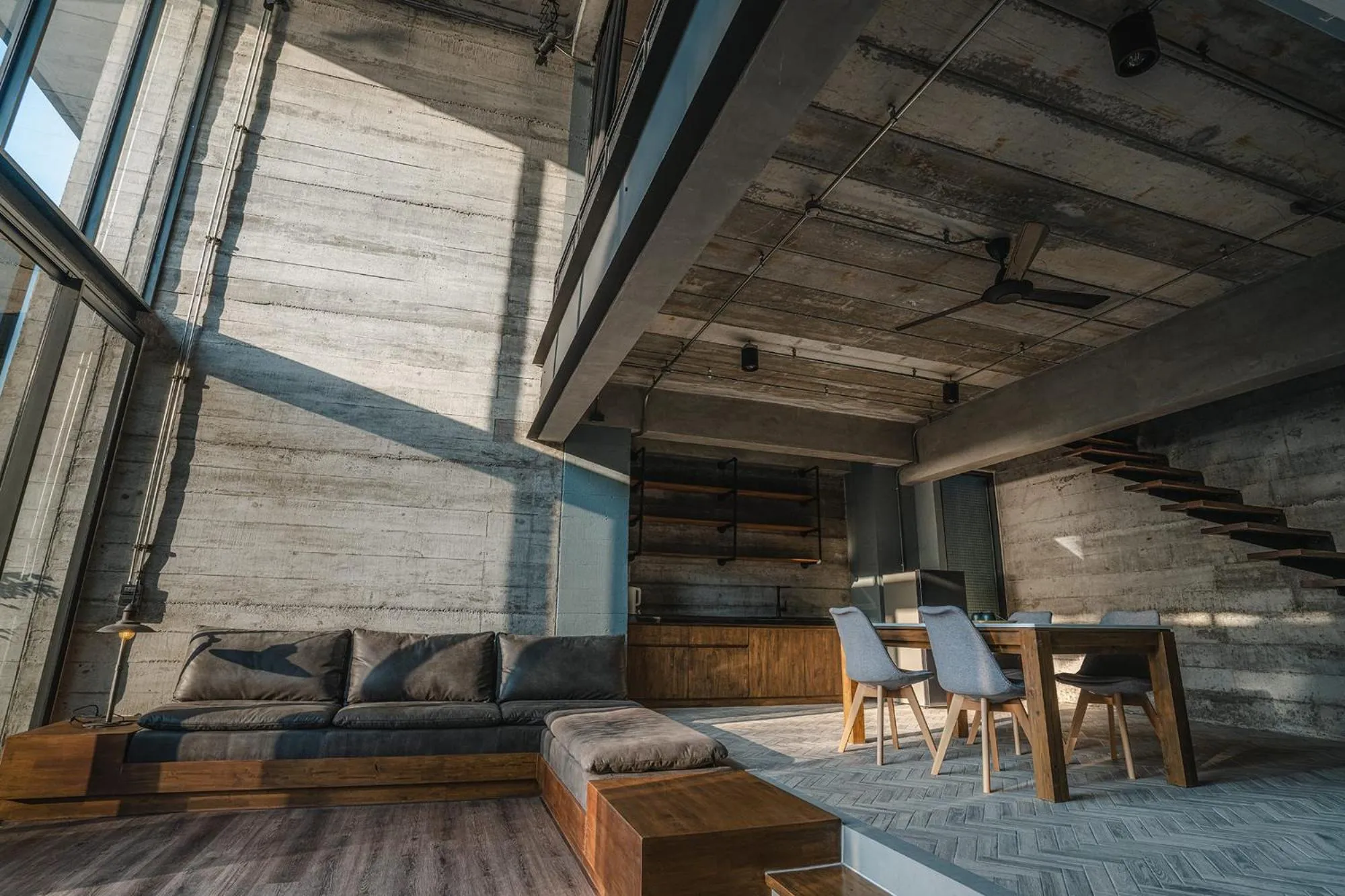 Living room in The Bloc @ Sea