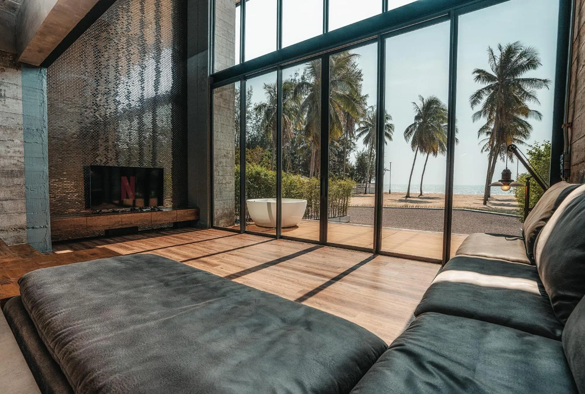 Living room in The Bloc @ Sea