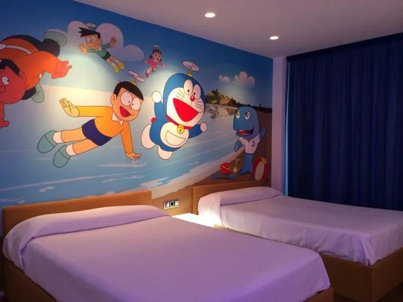 Bed in Hotel Acuazul