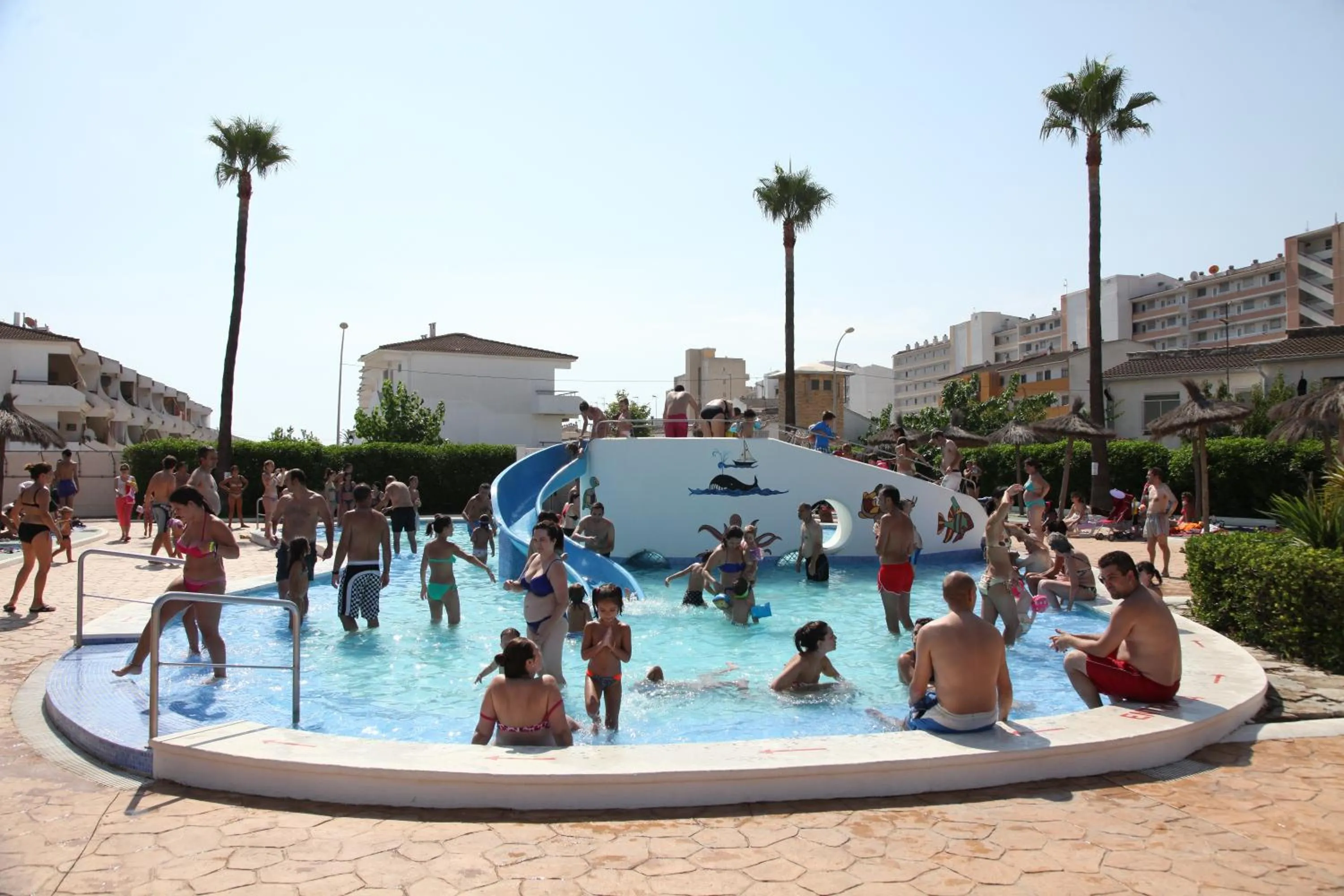 Aqua park in Aparthotel Acualandia