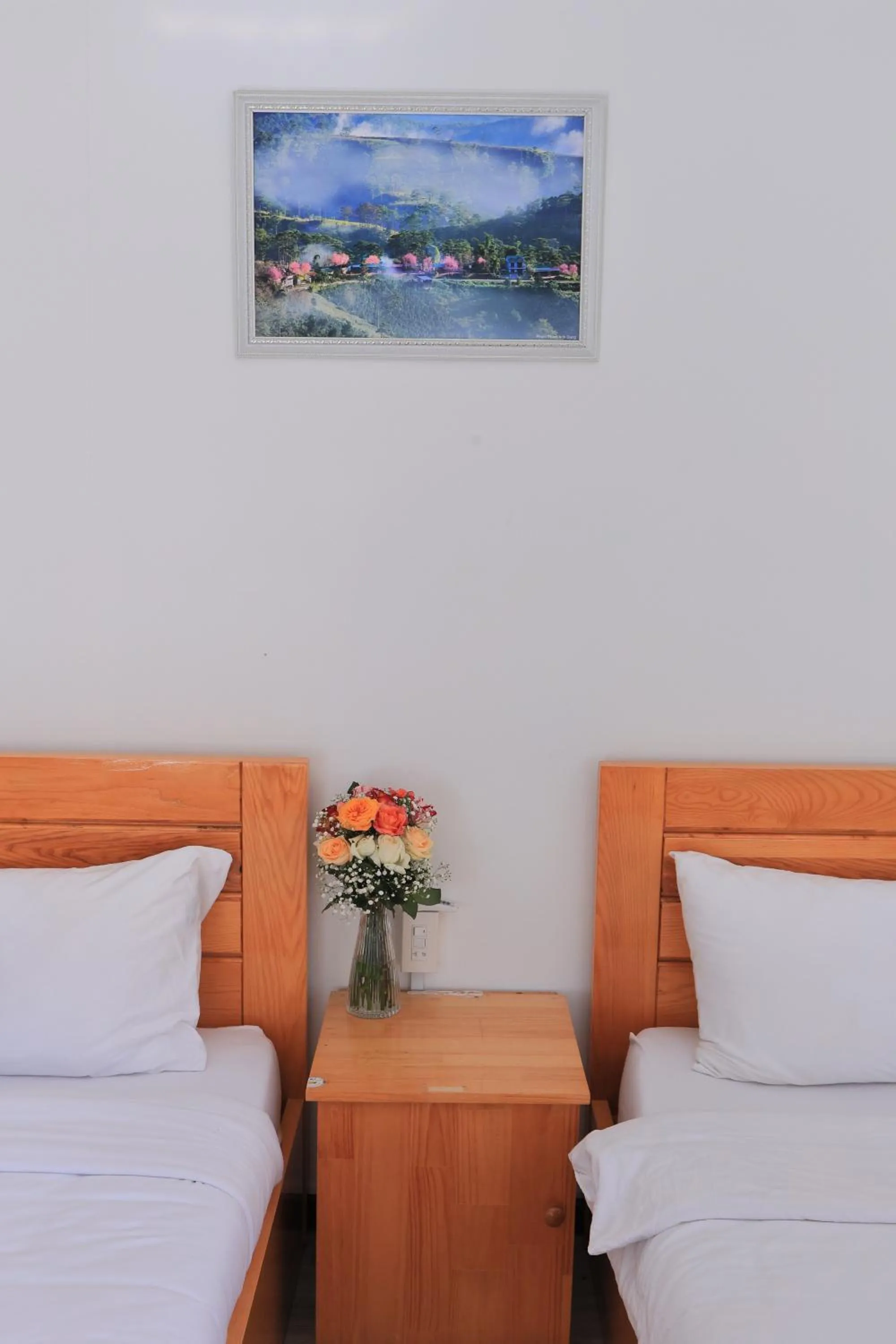 Decorative detail, Bed in Cherry Luxury Hotel