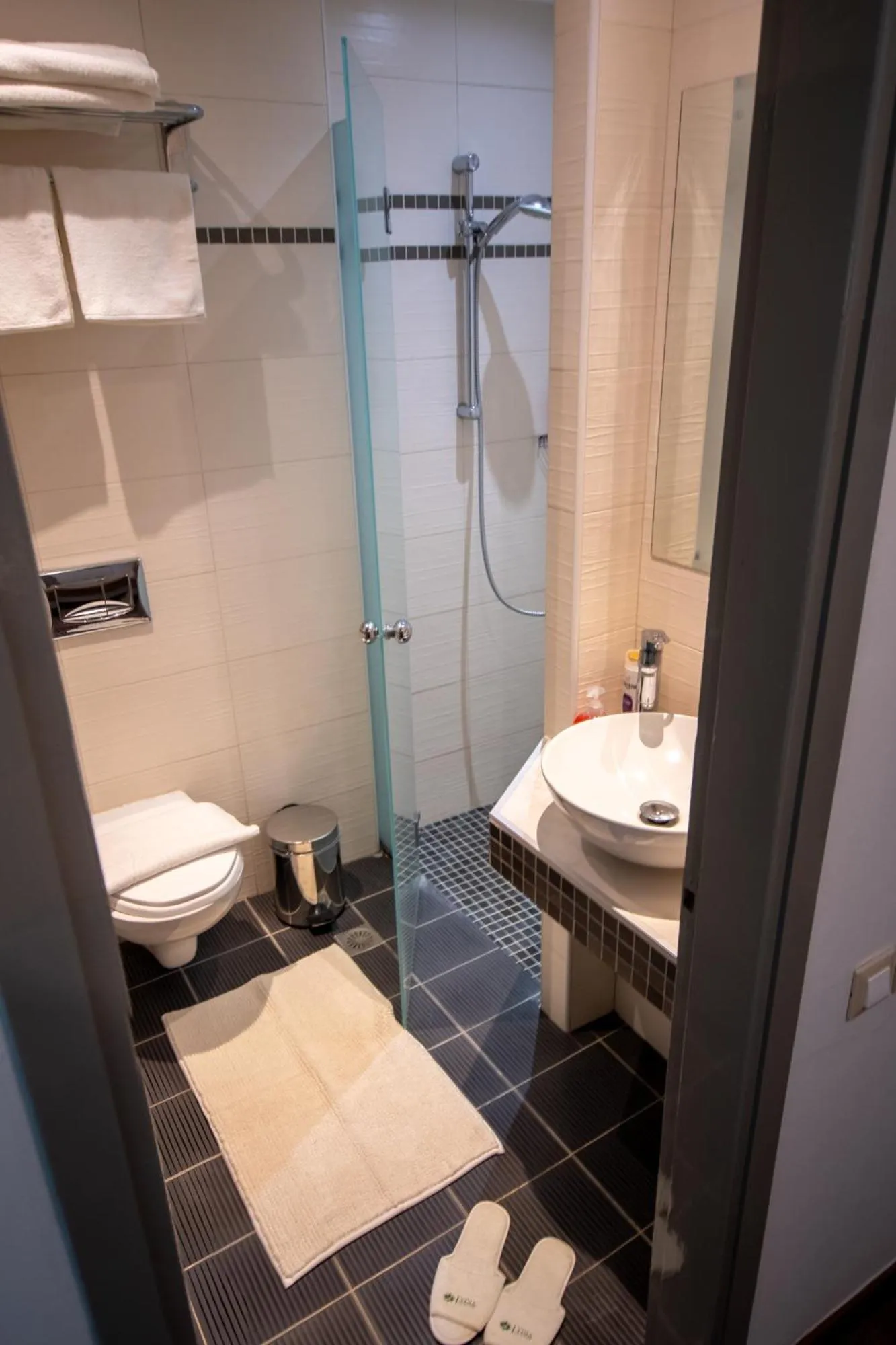 Bathroom in Lydia Hotel