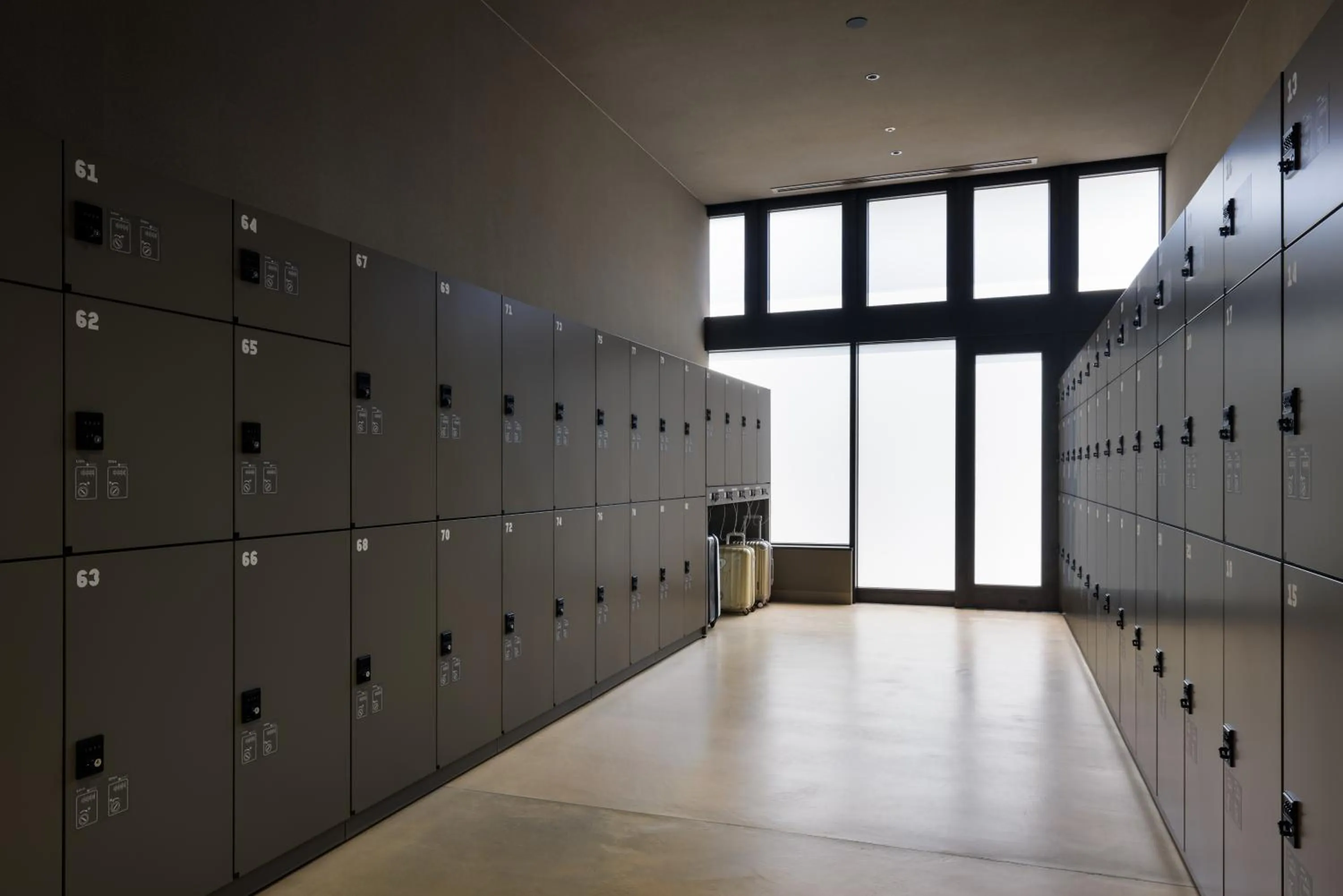 locker in OMO7 Kochi by Hoshino Resorts