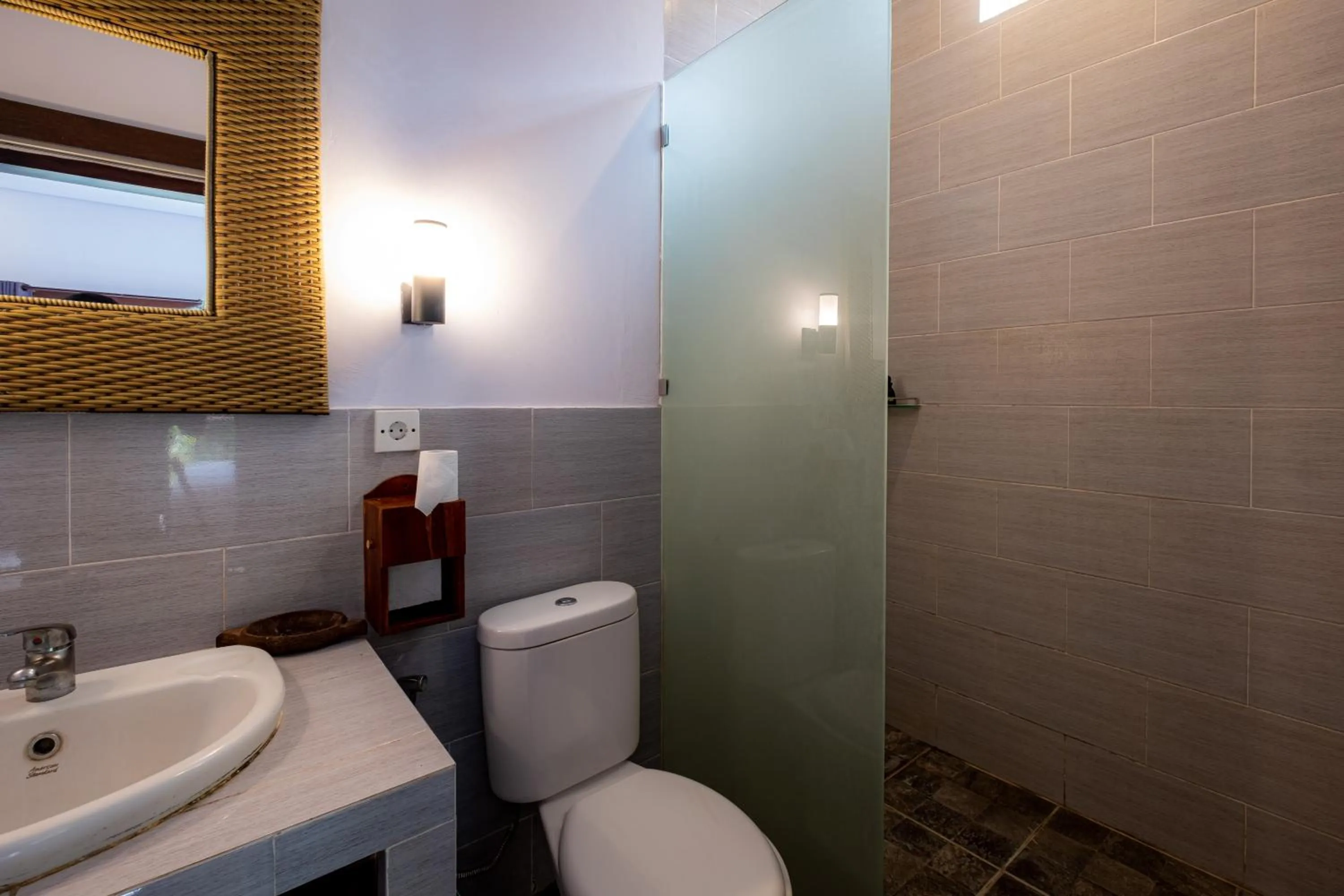 Shower in Villa Kubu Arya by Supala