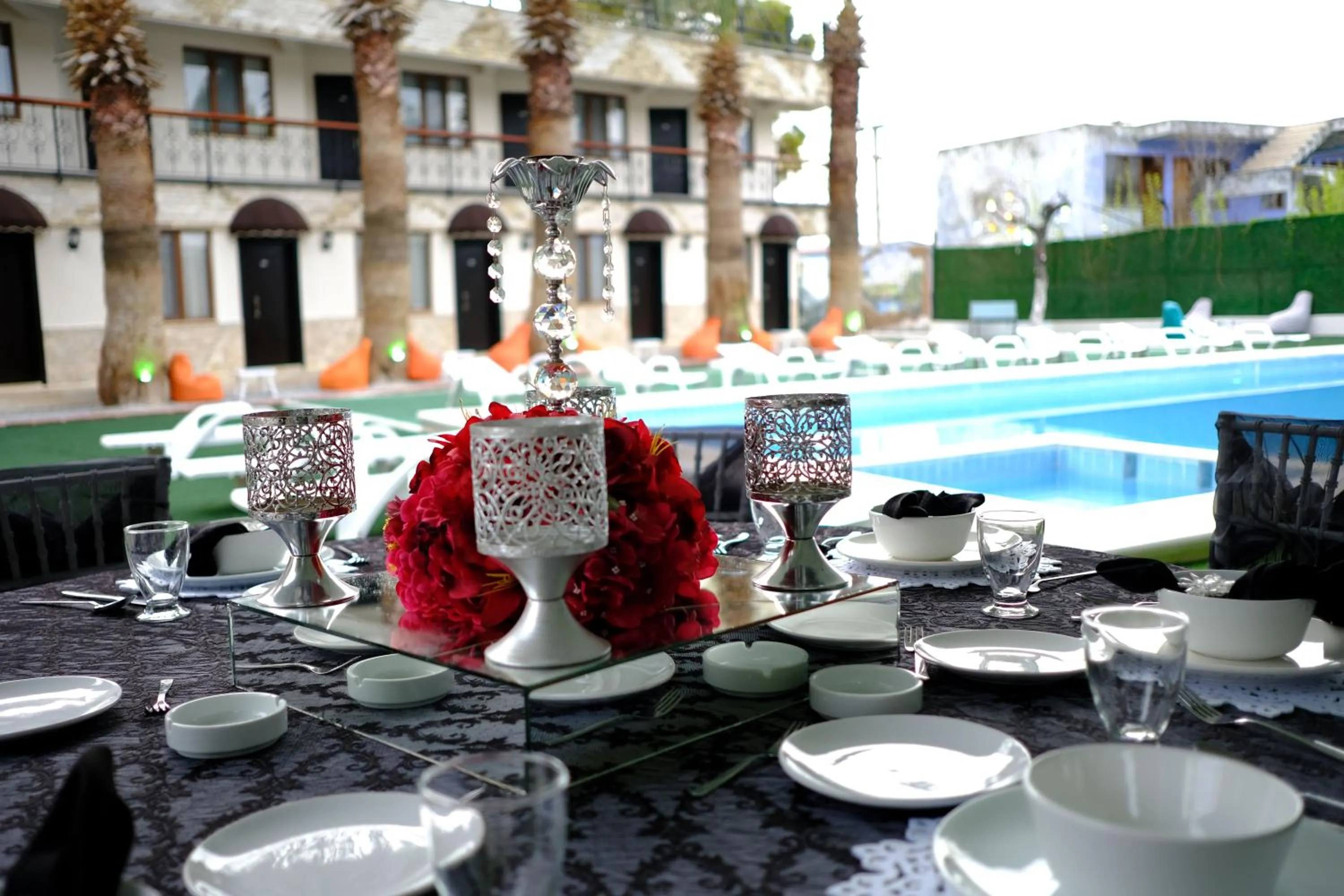 Dining area in Apollon Garden Pamukkale