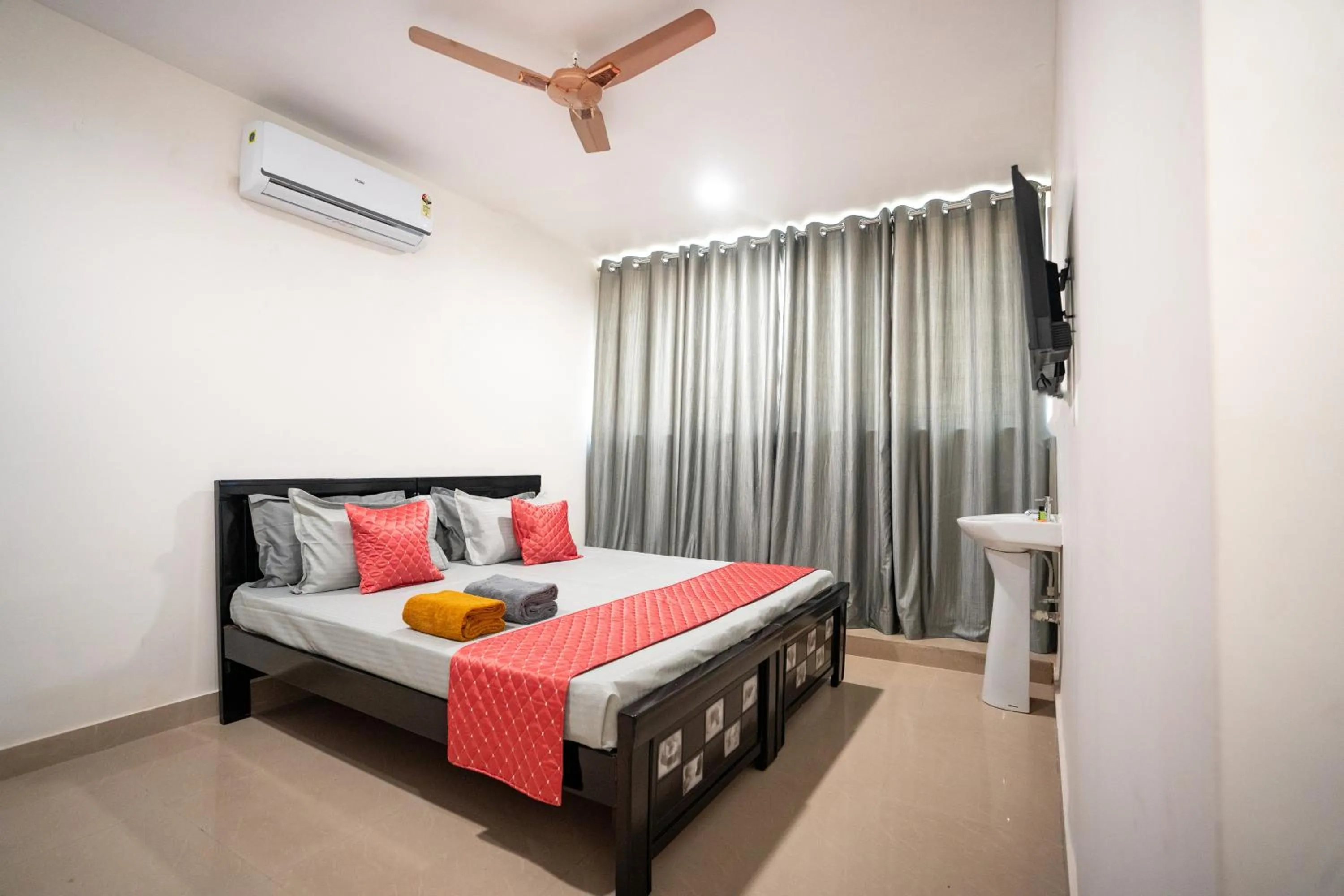 Bed in Yellow Bells Signature HITEC City