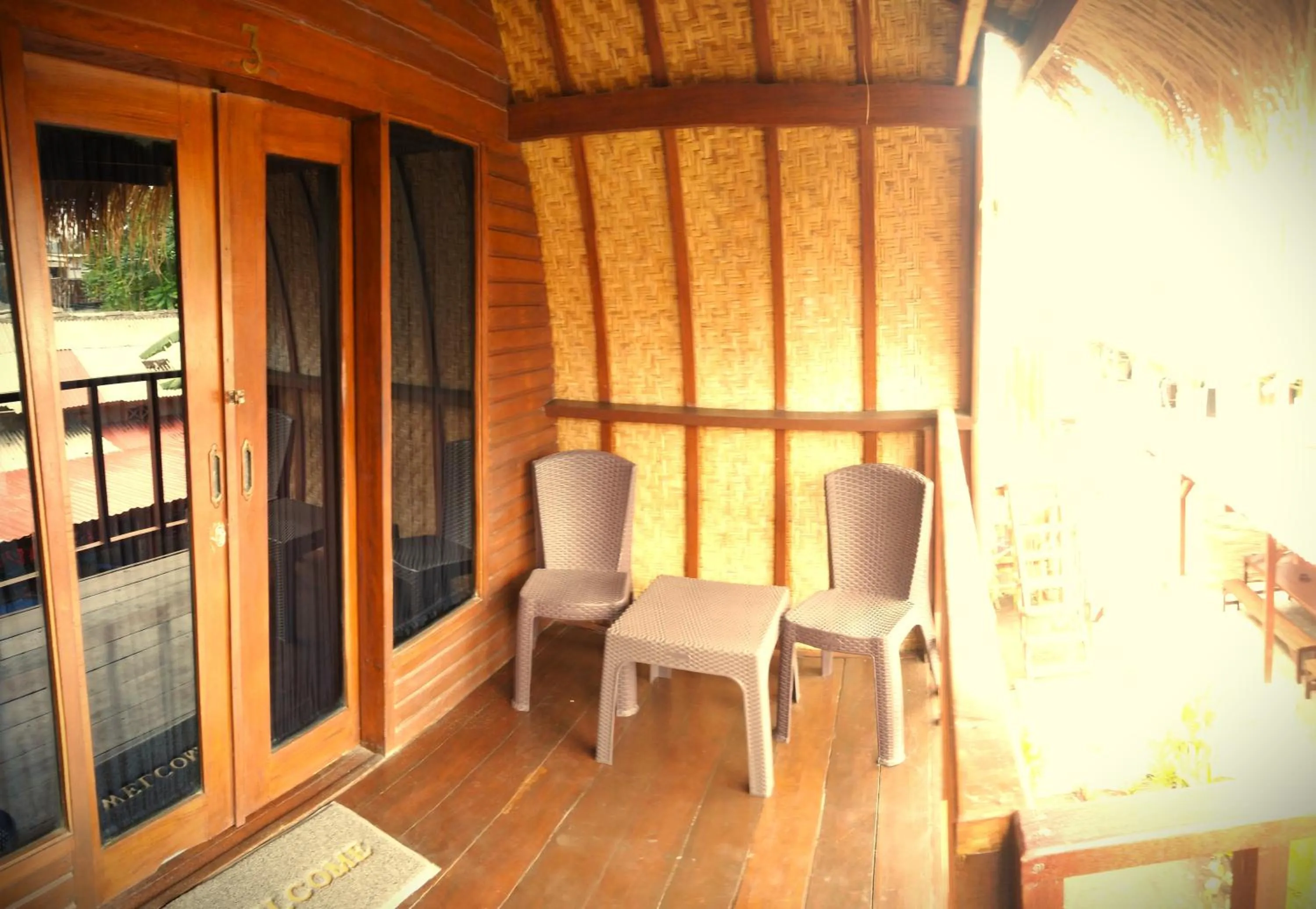 Balcony/Terrace in Good Vibes Bungalows