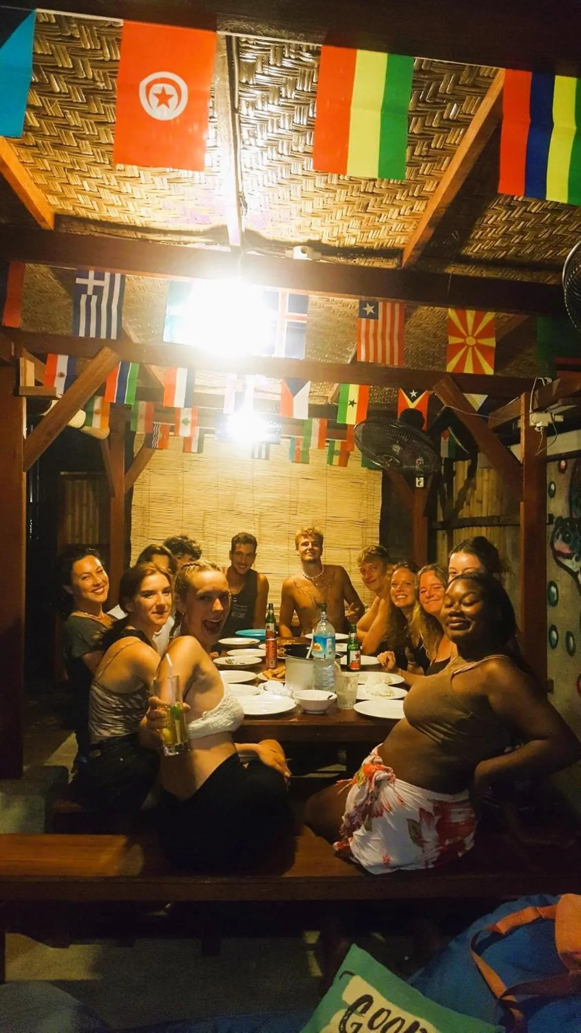 Dinner in Good Vibes Bungalows