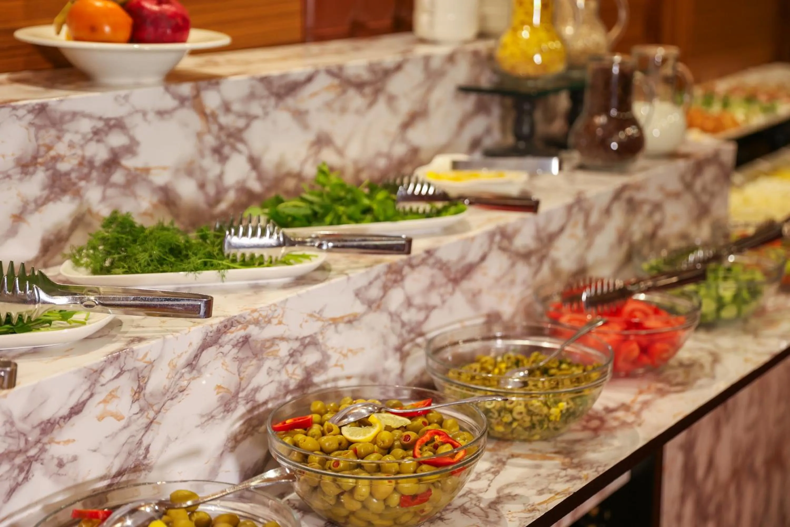 Breakfast in The Hera Platinum Hotel