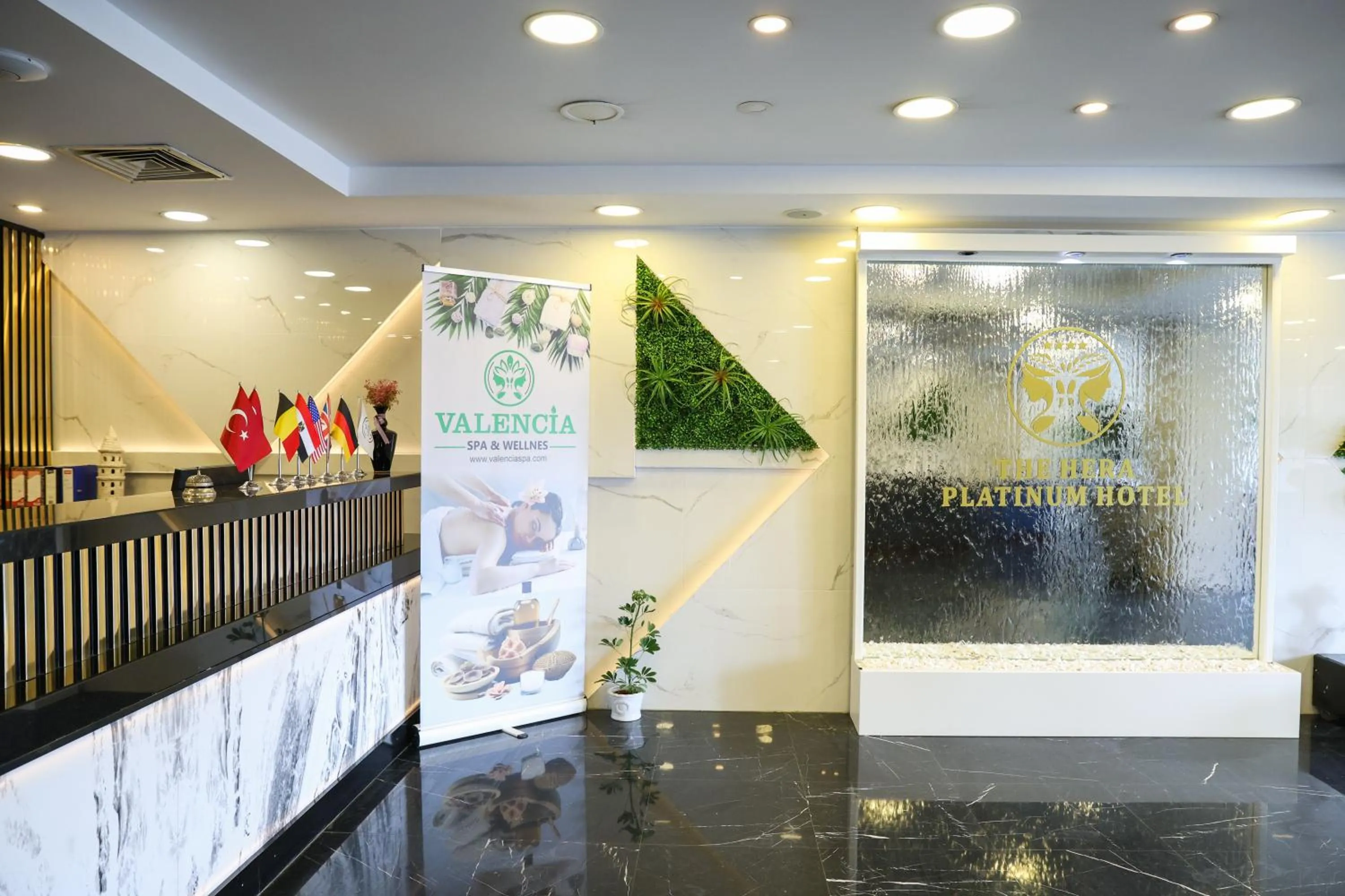 Lobby or reception in The Hera Platinum Hotel